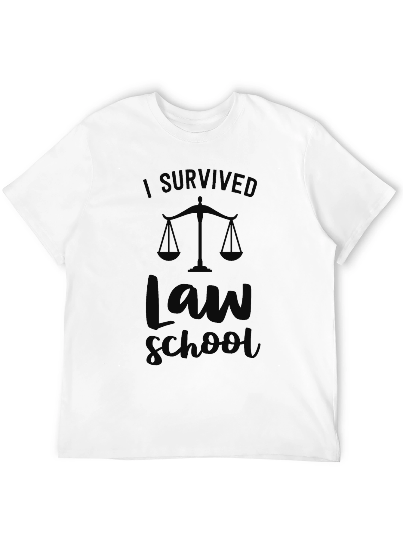 I Survived Law School T-Shirt - Graduation Gift