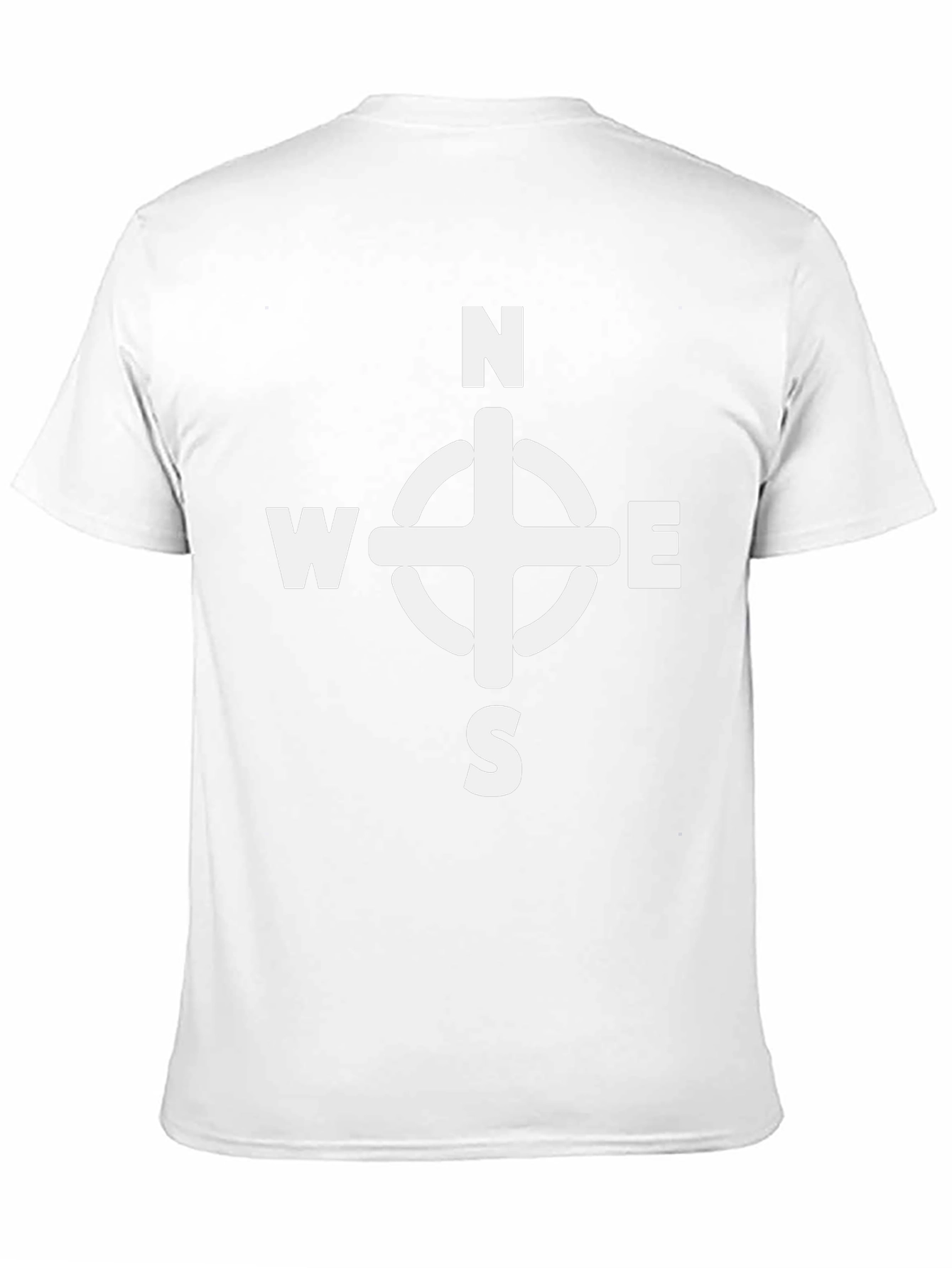 Compass Rose Graphic Tee - Stylish Direction