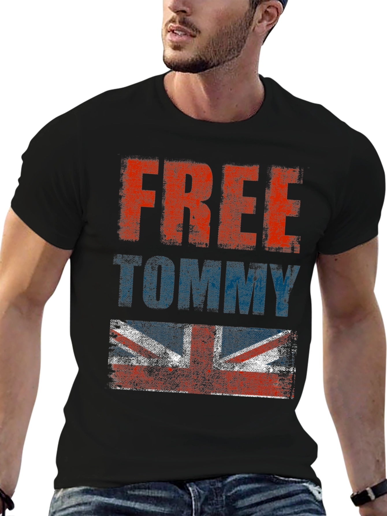 Free Tommy British Flag T-Shirt