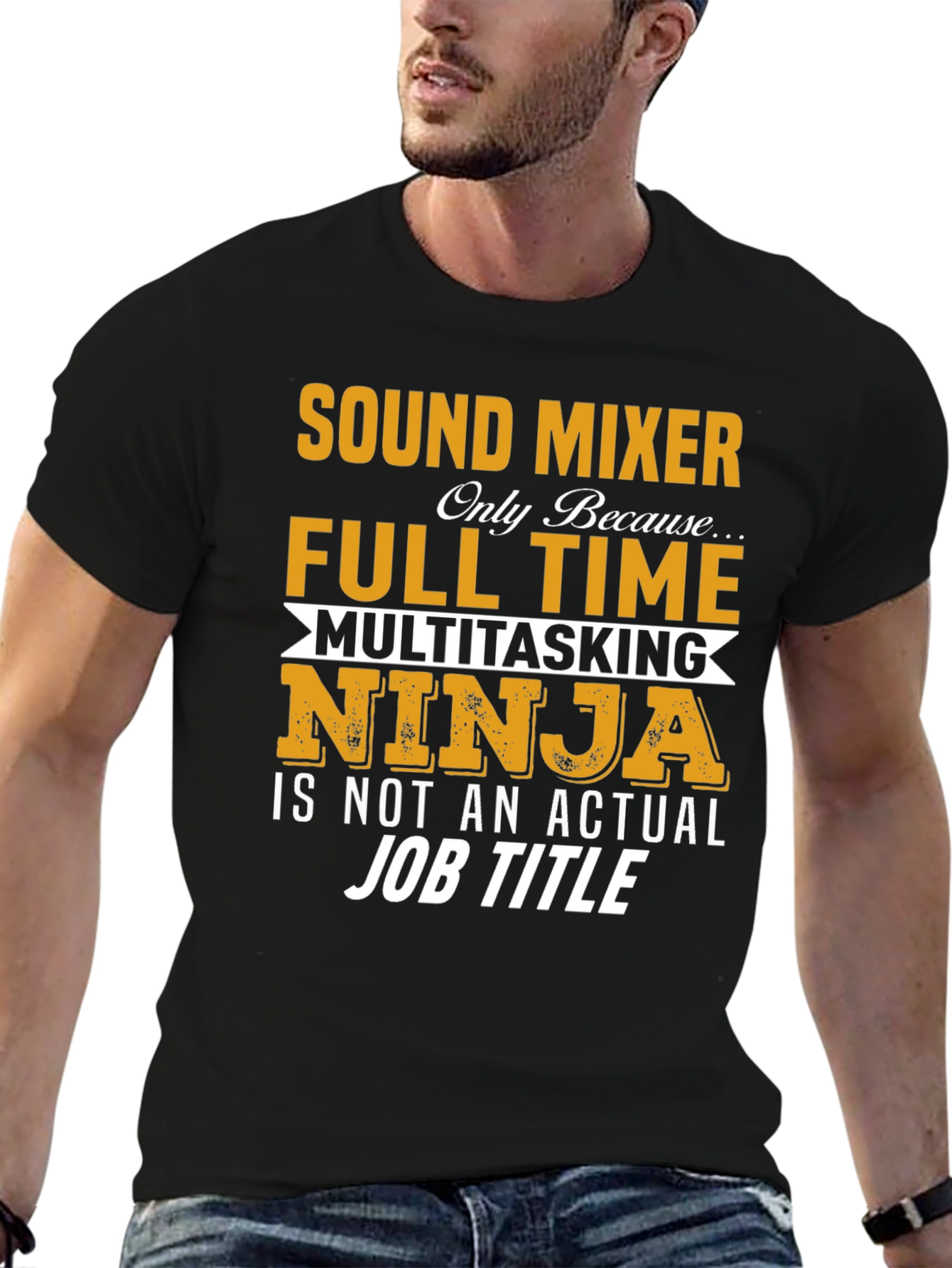 Sound Mixer Full-Time Multitasking Ninja T-Shirt