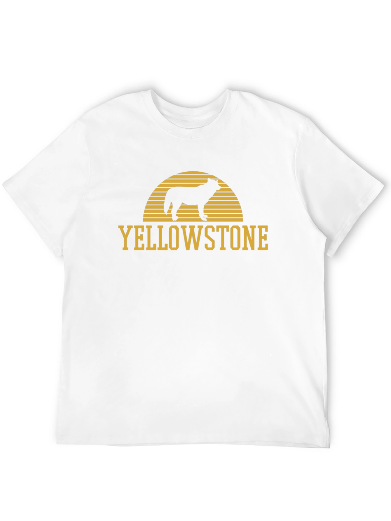 Yellowstone Wolf Graphic Tee - Black