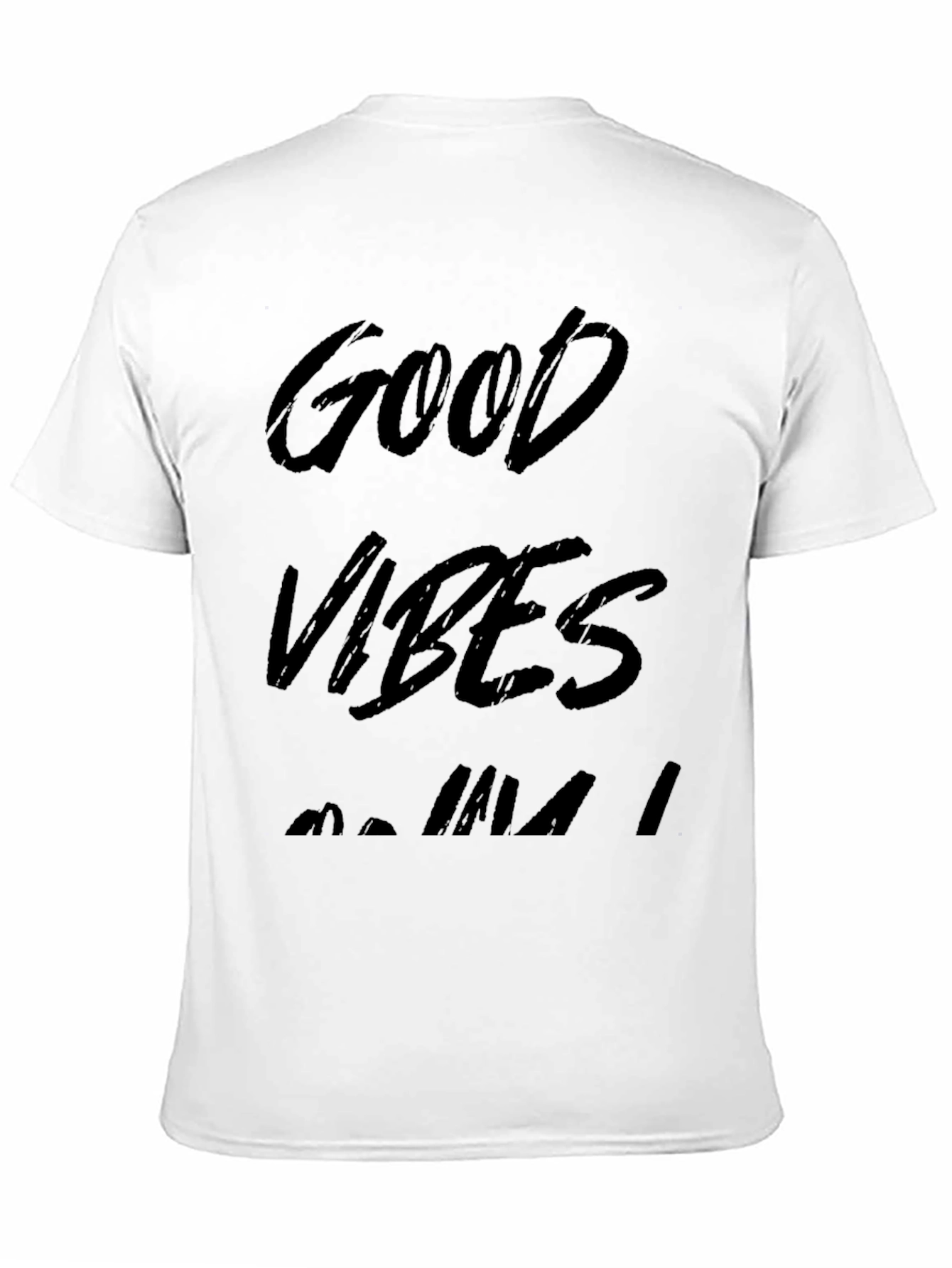 Good Vibes Only Black Graphic Tee