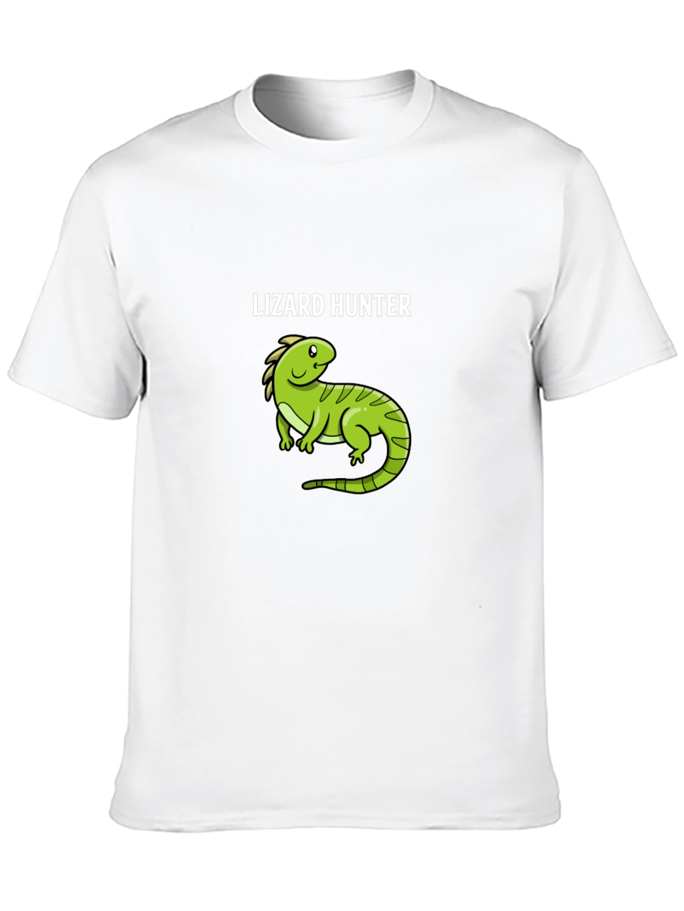 Lizard Hunter Graphic T-Shirt - Black Cotton Tee