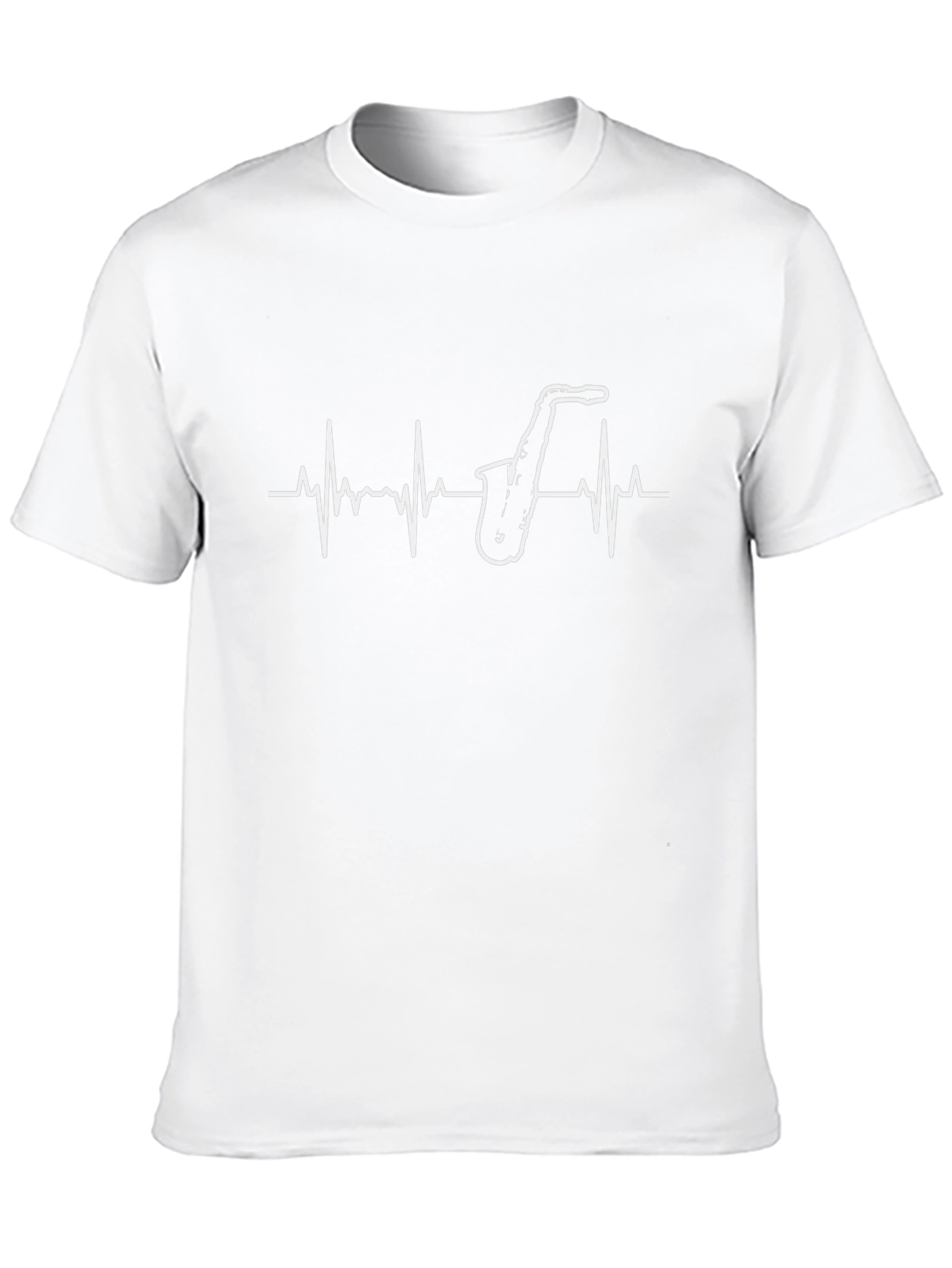 Saxophone Heartbeat Graphic Tee