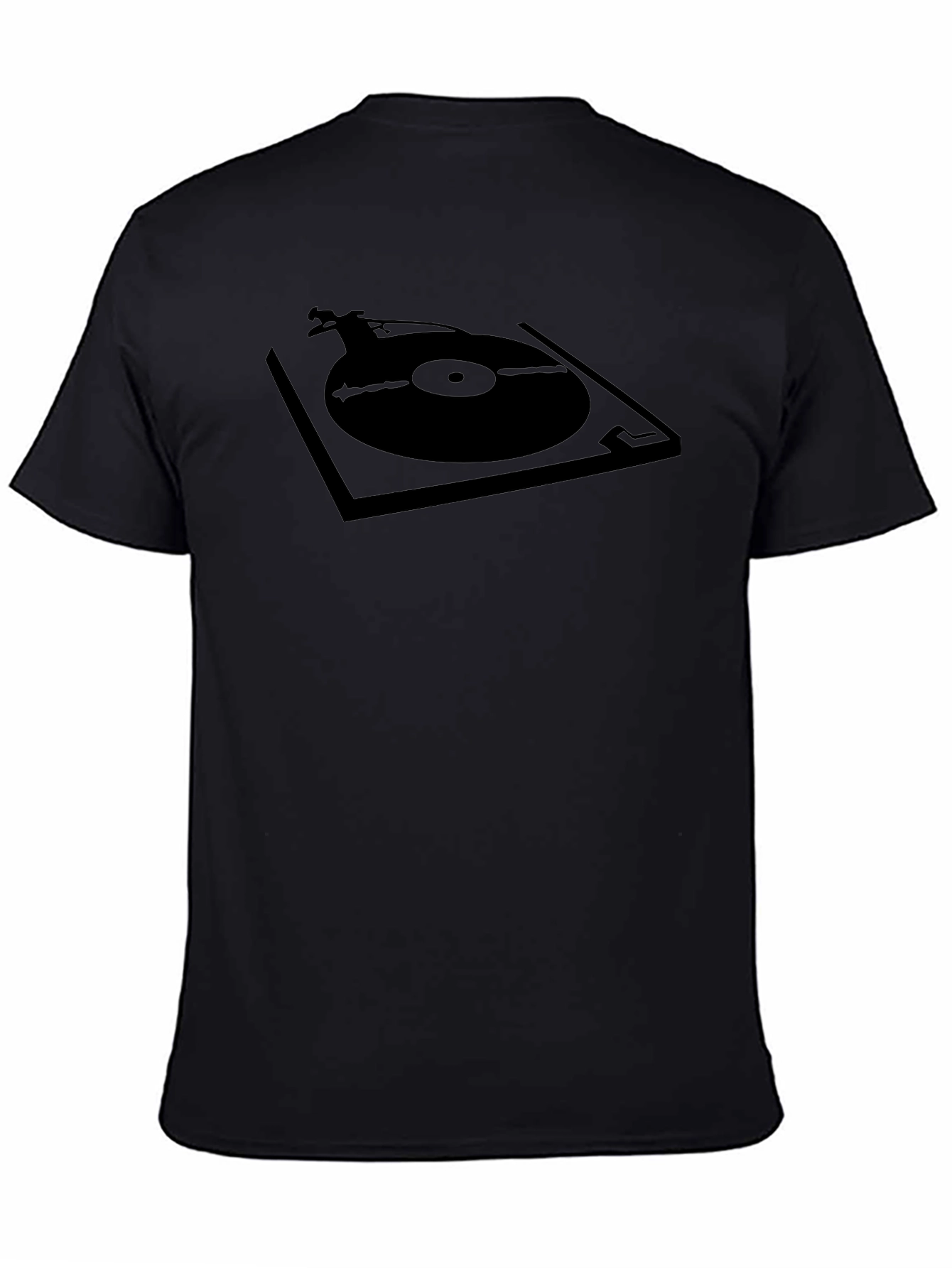 Turntable Graphic T-Shirt - Black
