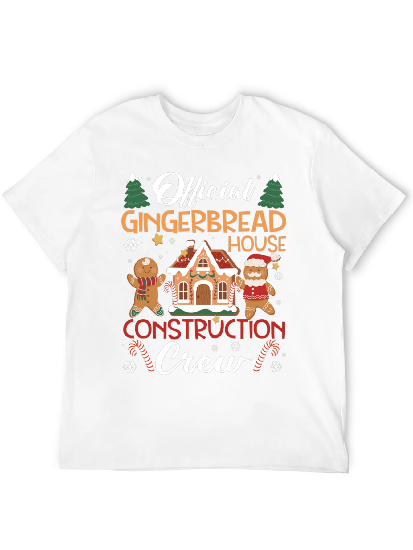 Gingerbread House Crew T-Shirt - Holiday Fun!