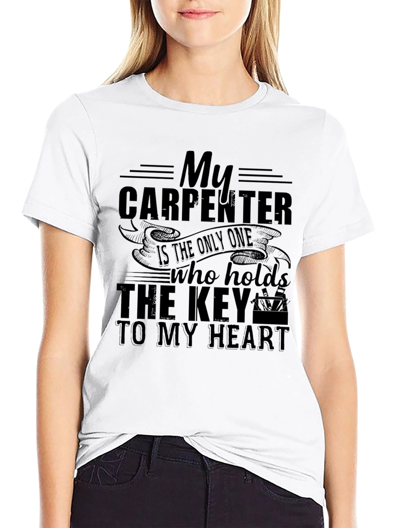 Carpenter Heart T-Shirt - Gift for Woodworkers