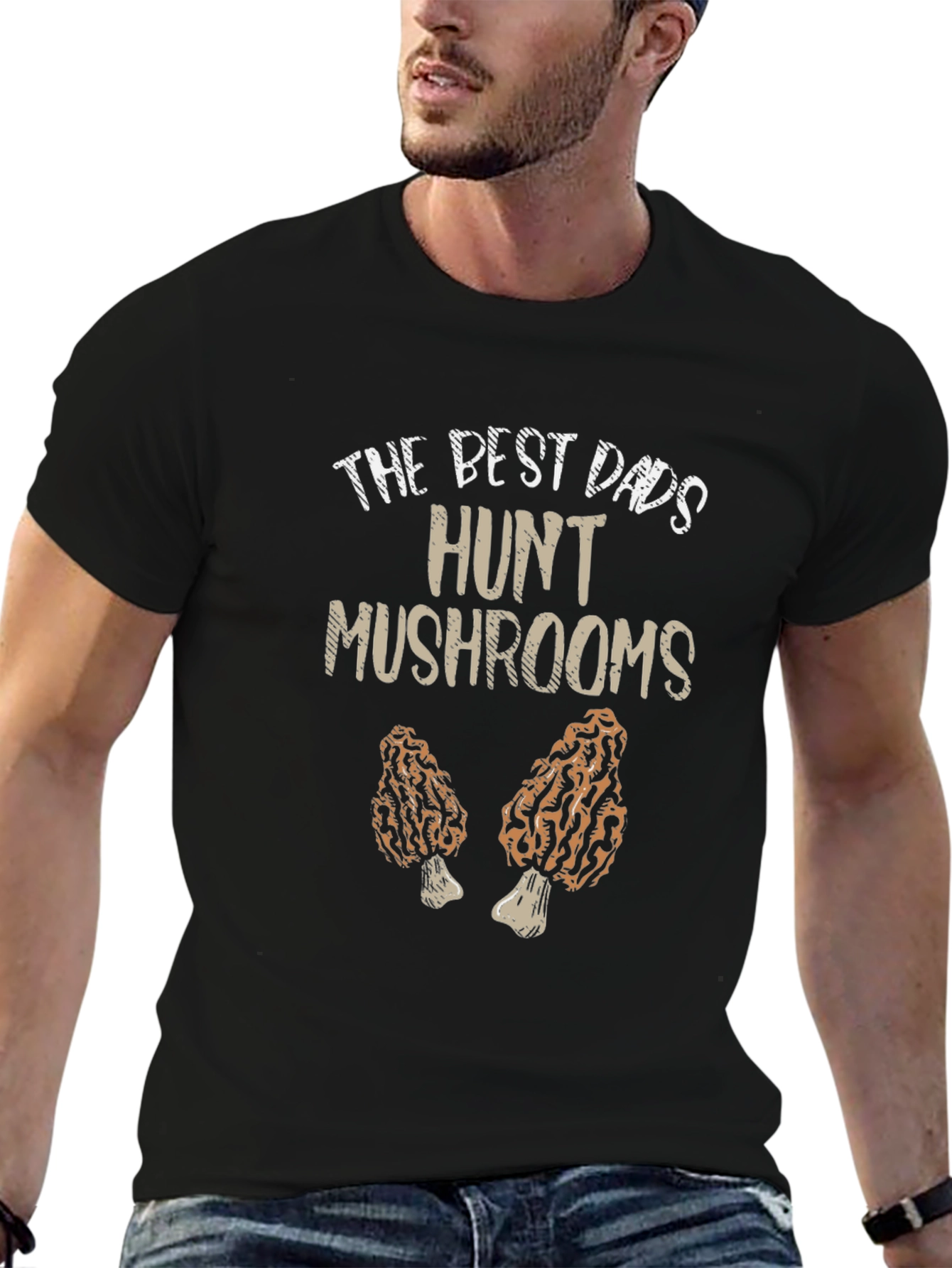 Best Dads Hunt Mushrooms T-Shirt