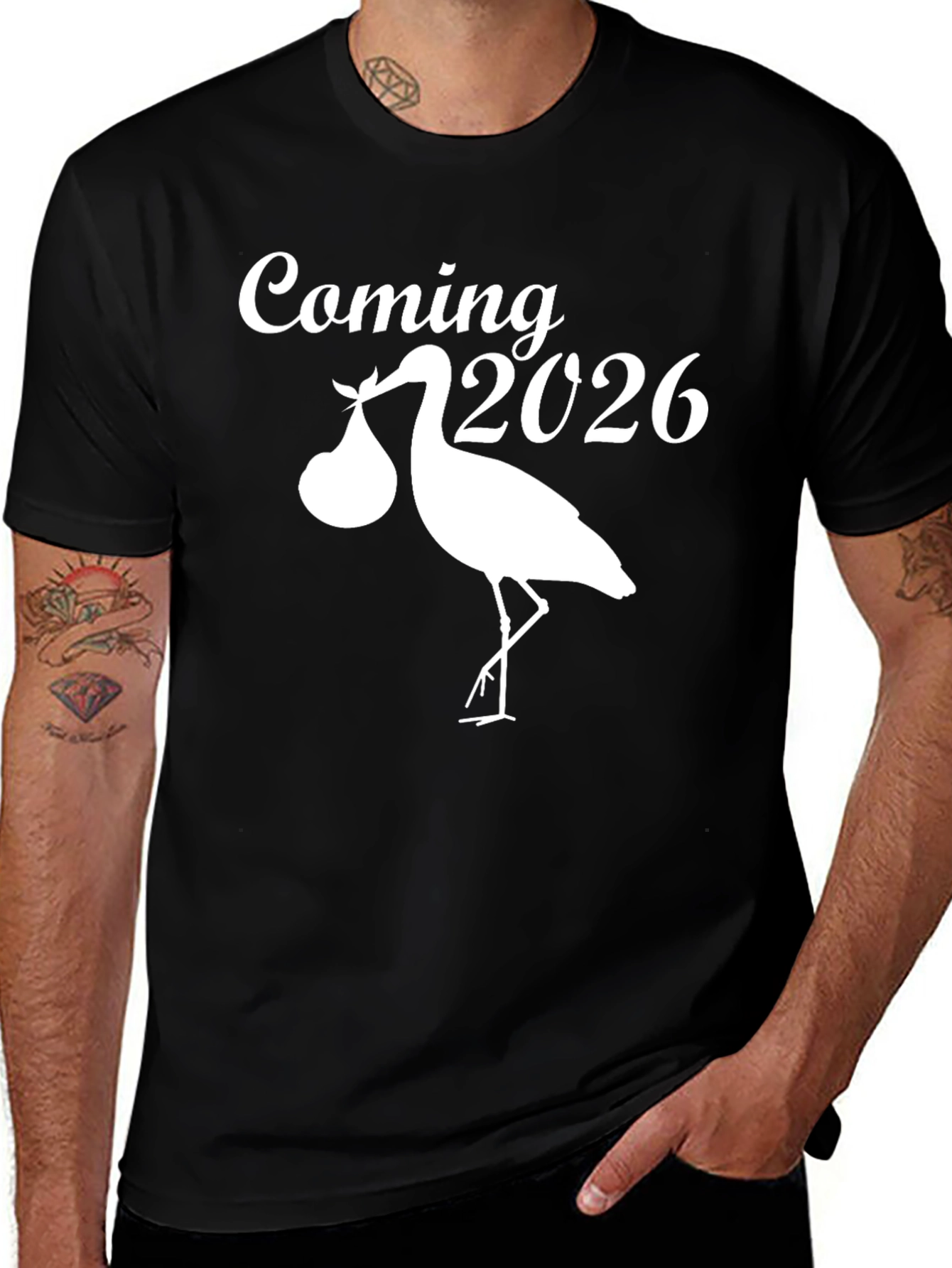 Coming 2026 Pregnancy Announcement T-Shirt