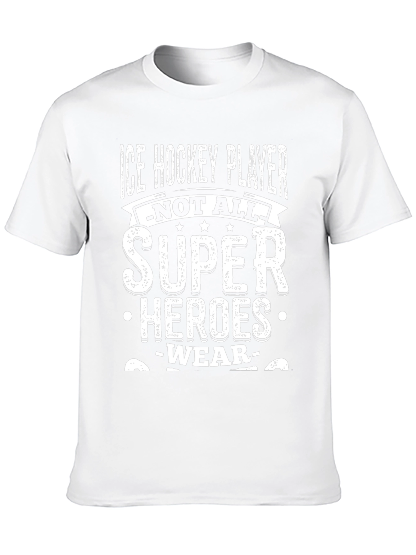 Ice Hockey Player Super Hero T-Shirt
