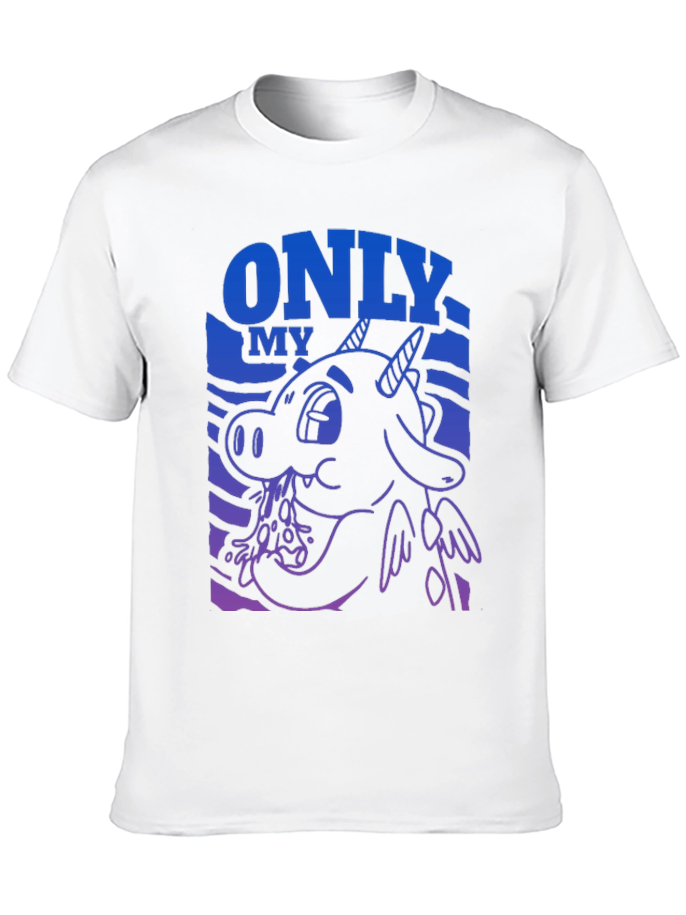 Cartoon Dragon Graphic Tee - Mens Black T-Shirt