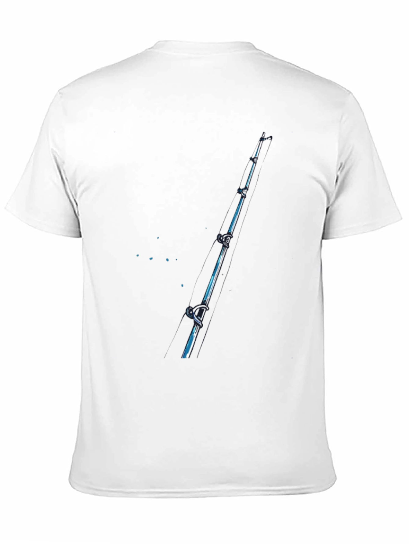 Fishing Rod Graphic Tee - Anglers Style