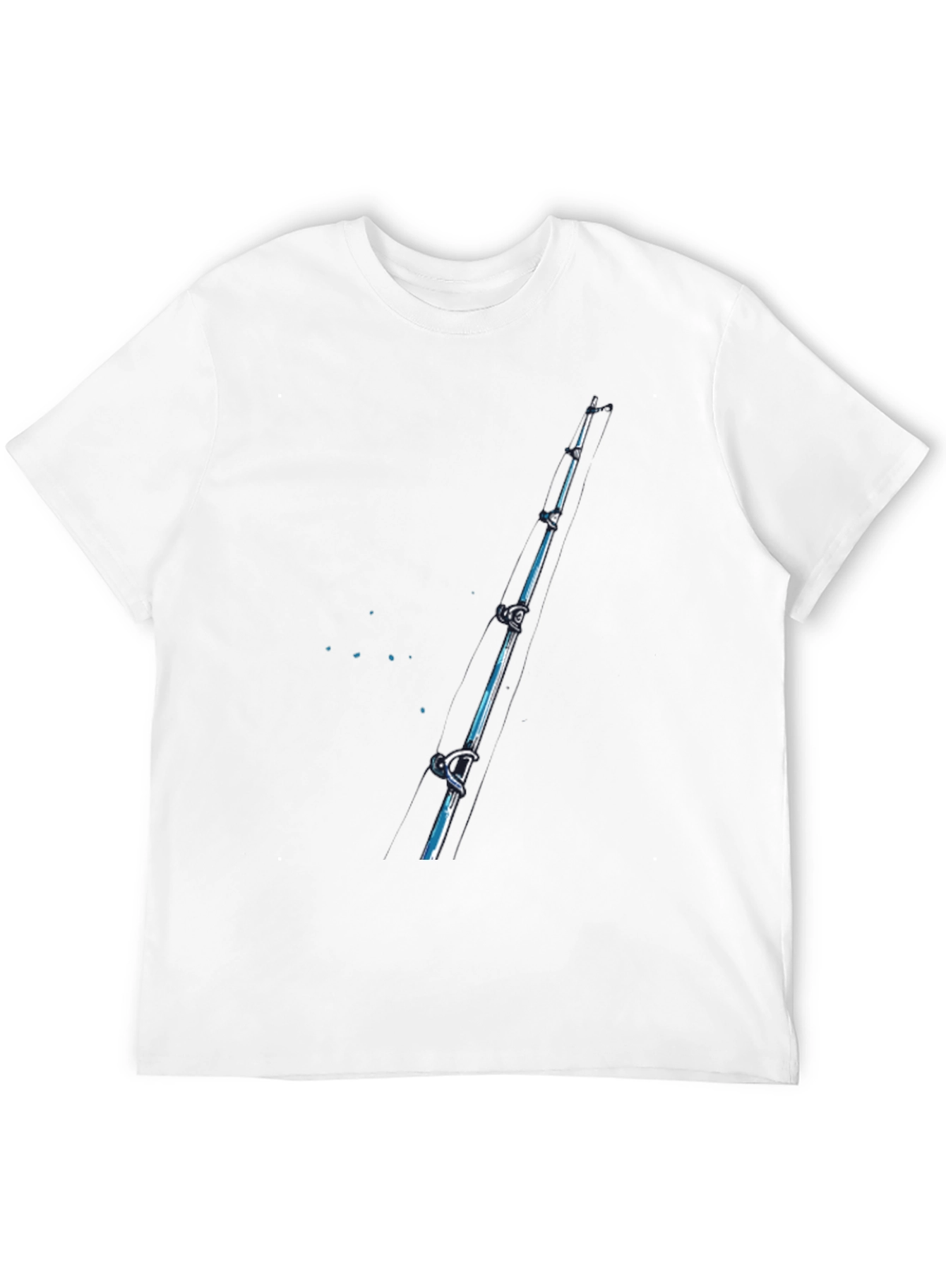 Fishing Rod Graphic Tee - Anglers Style