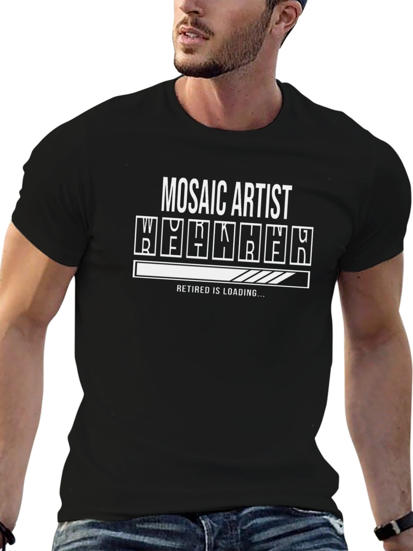 Mosaic Artist Retirement Loading T-Shirt
