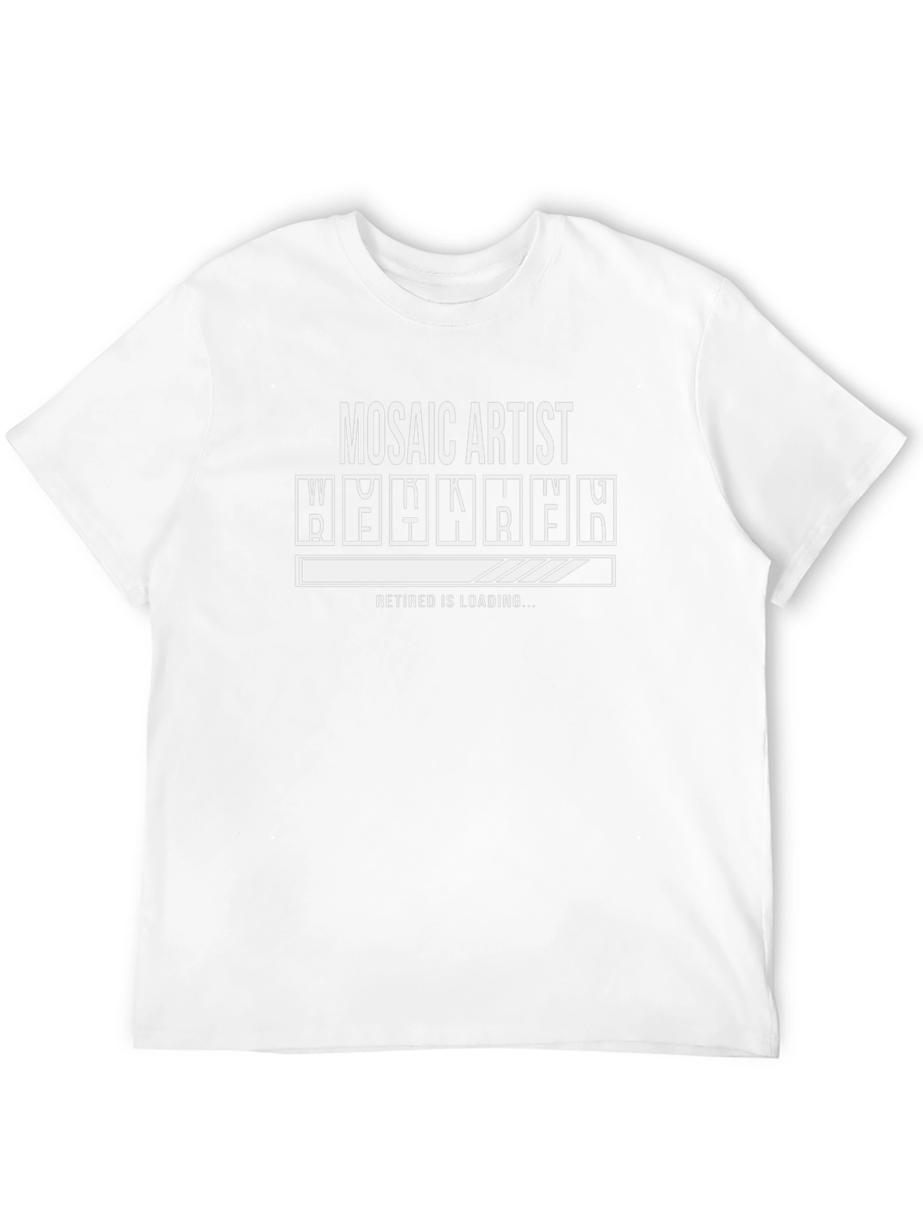 Mosaic Artist Retirement Loading T-Shirt