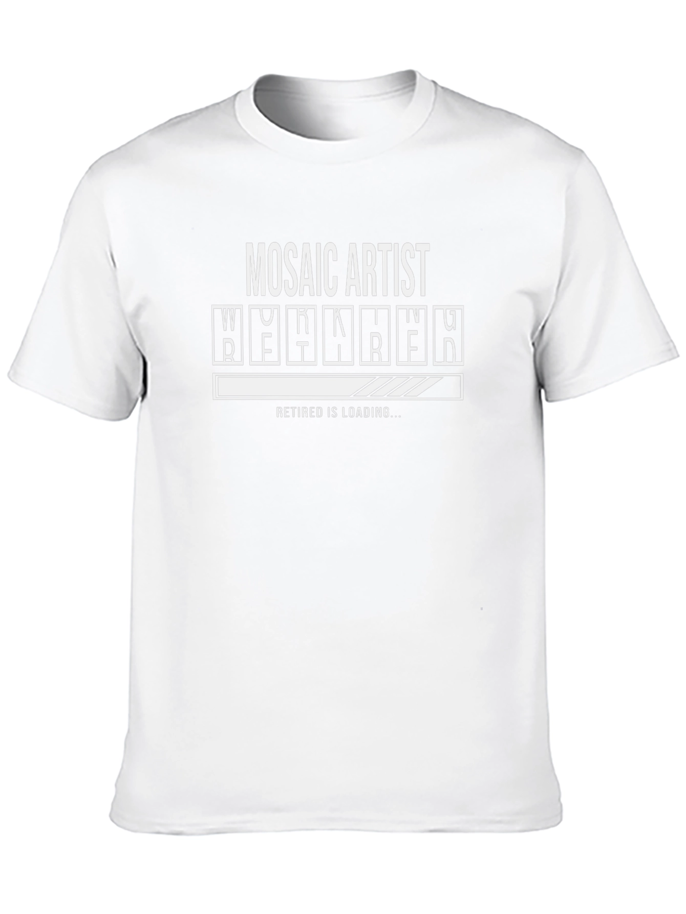 Mosaic Artist Retirement Loading T-Shirt