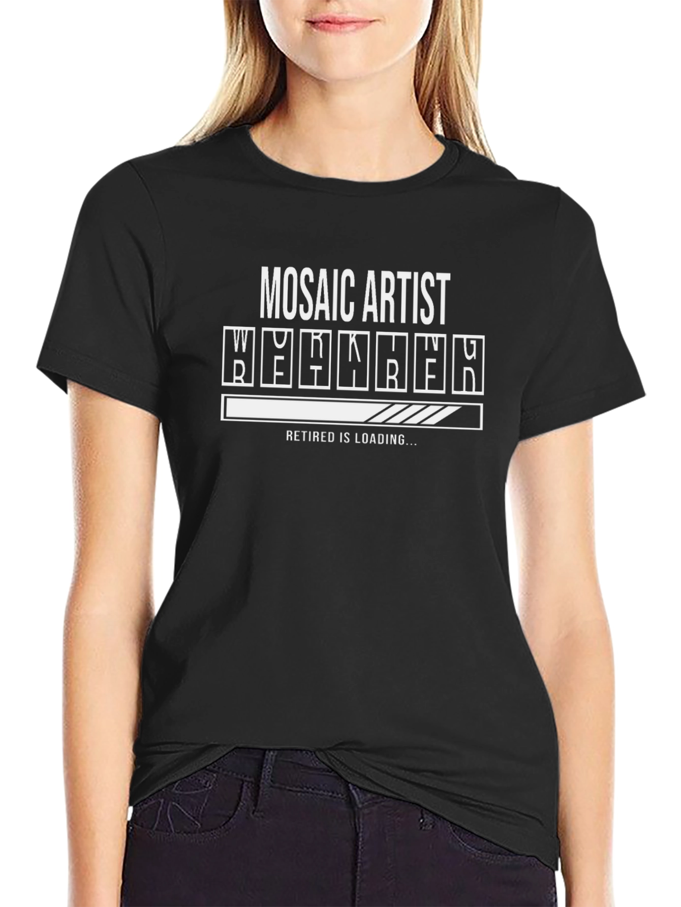 Mosaic Artist Retirement Loading T-Shirt