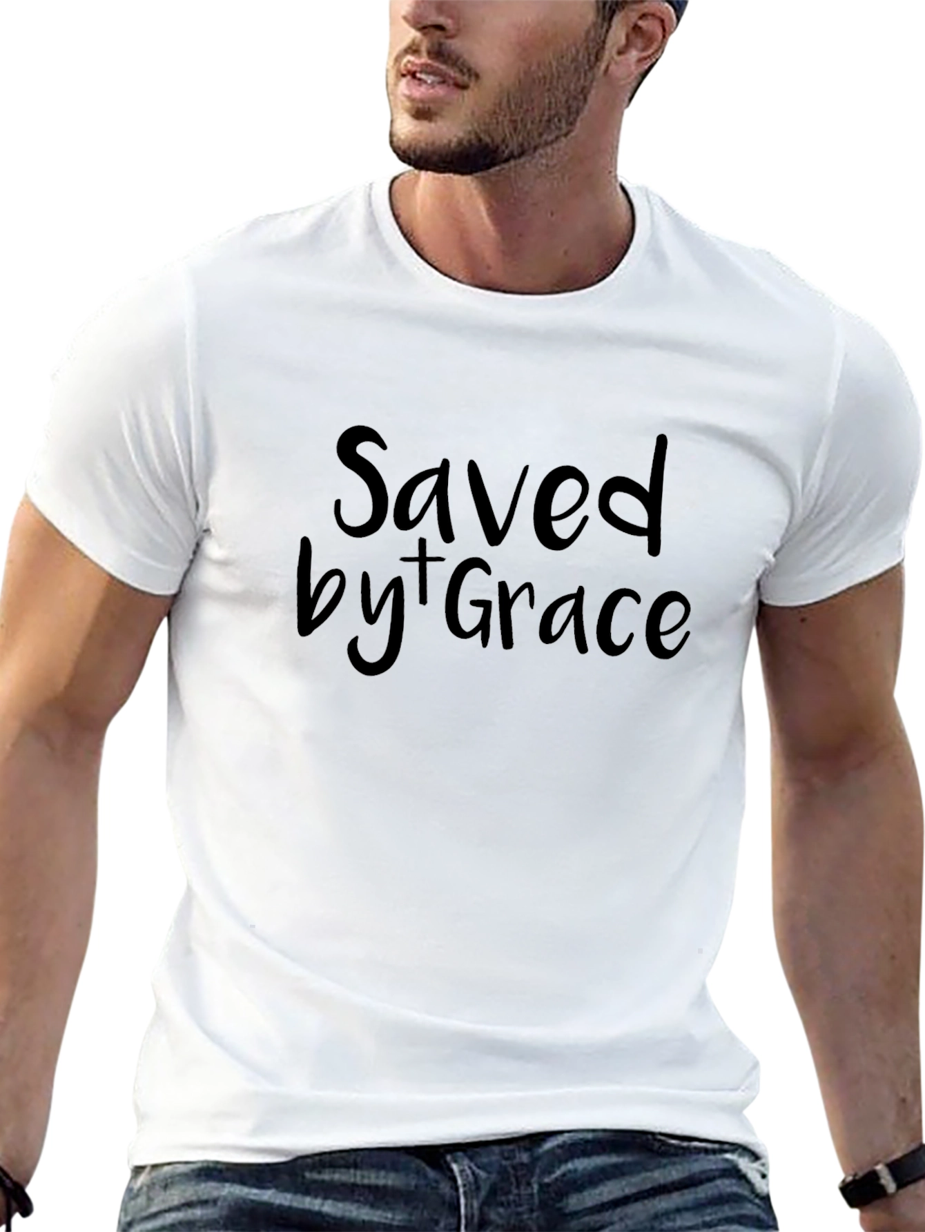 Saved by Grace T-Shirt - Christian Apparel