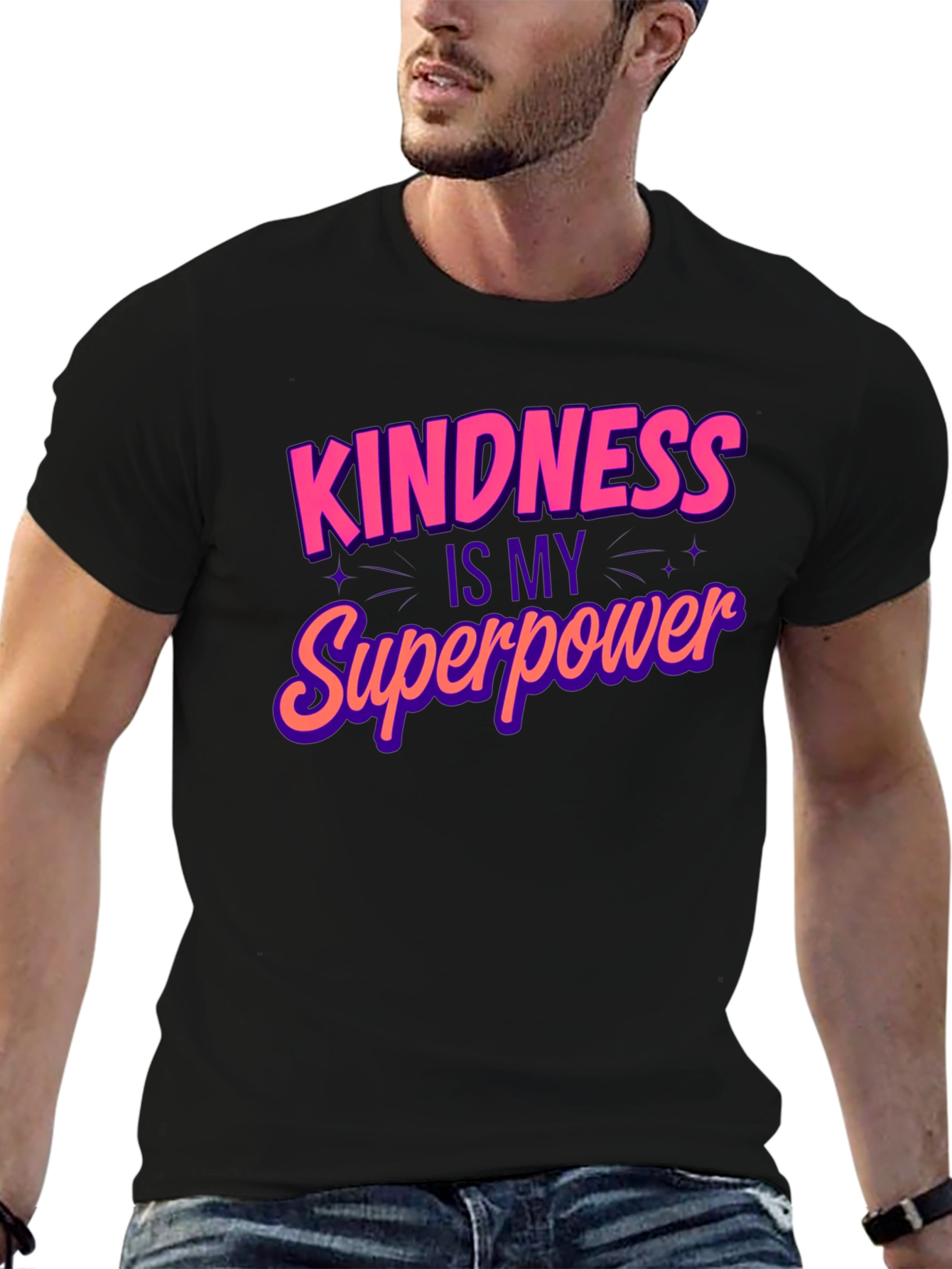 Kindness Is My Superpower T-Shirt - Black