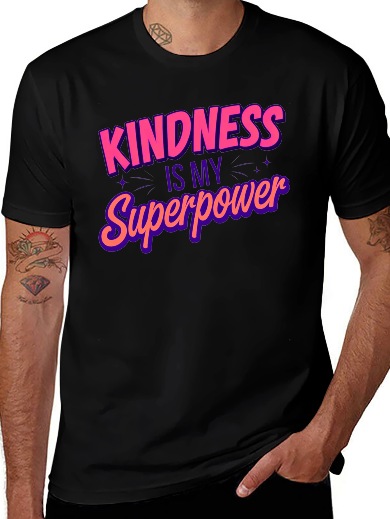 Kindness Is My Superpower T-Shirt - Black