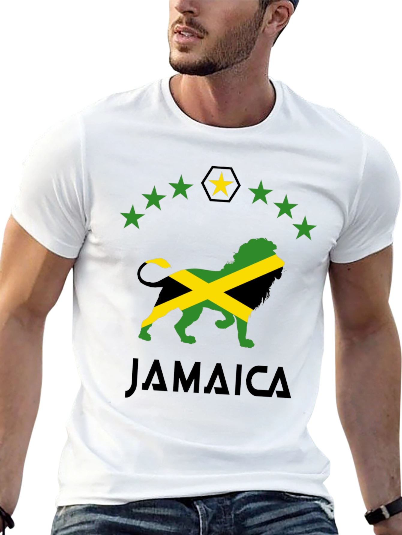Jamaica Lion T-Shirt - Rasta Pride