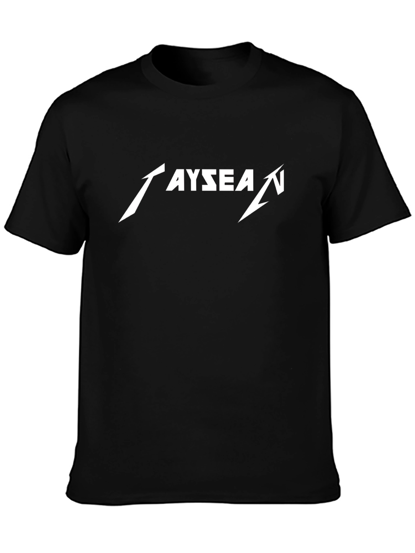 Aysea Graphic T-Shirt - Black Cotton Tee
