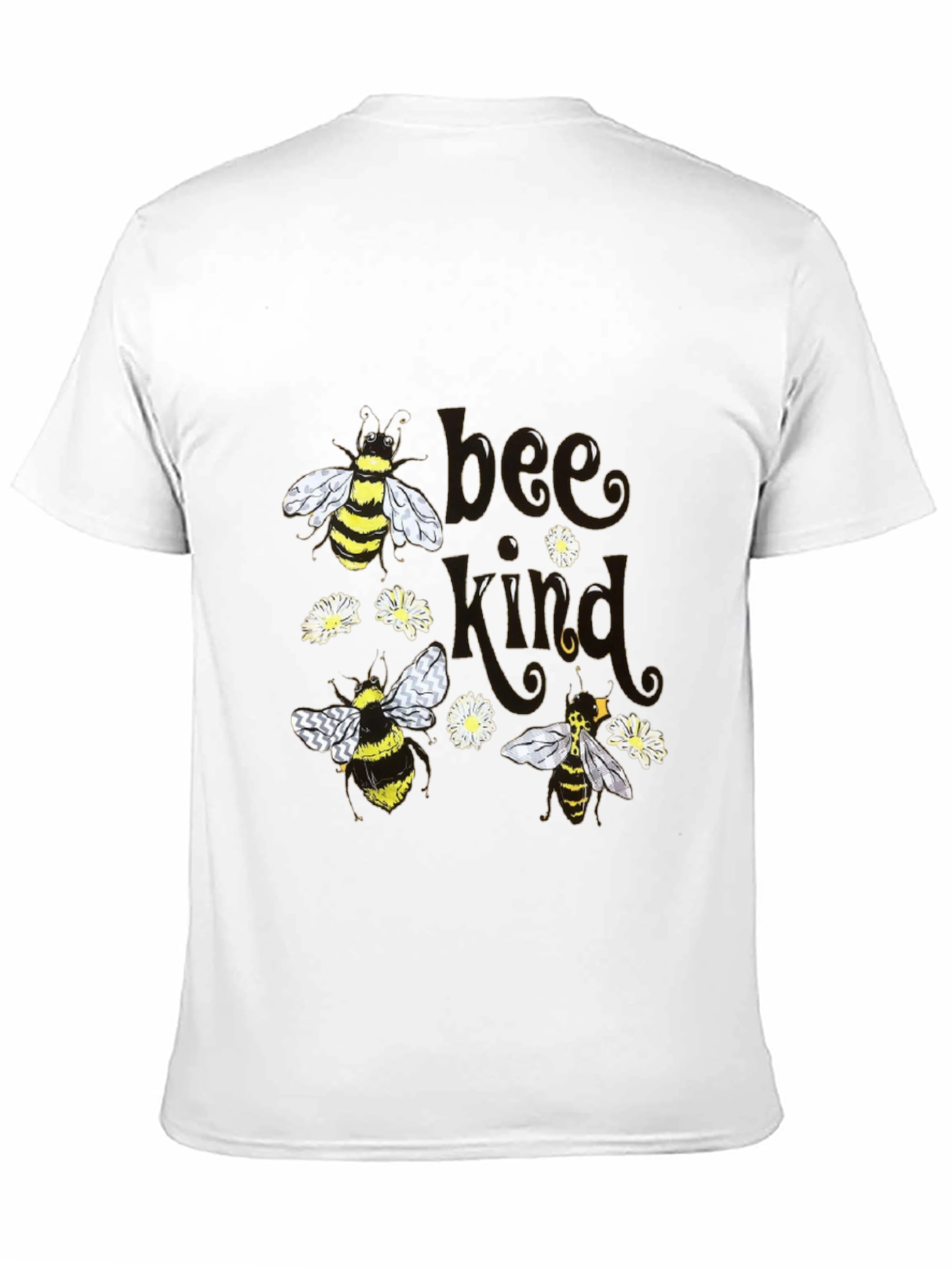 Bee Kind T-Shirt - Black Cotton