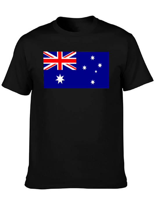 Australia Flag T-Shirt - Black