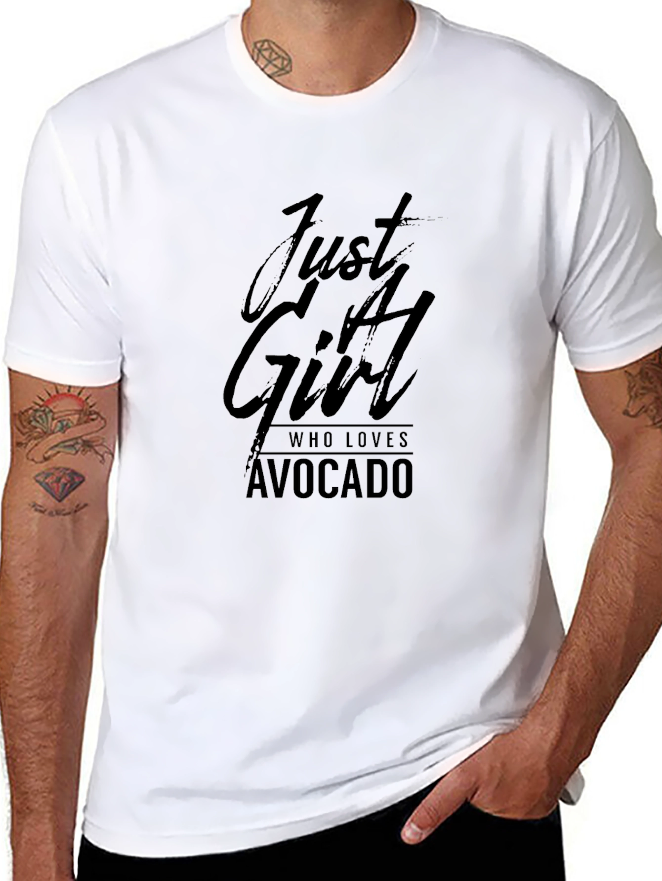 Just A Girl Who Loves Avocado T-Shirt