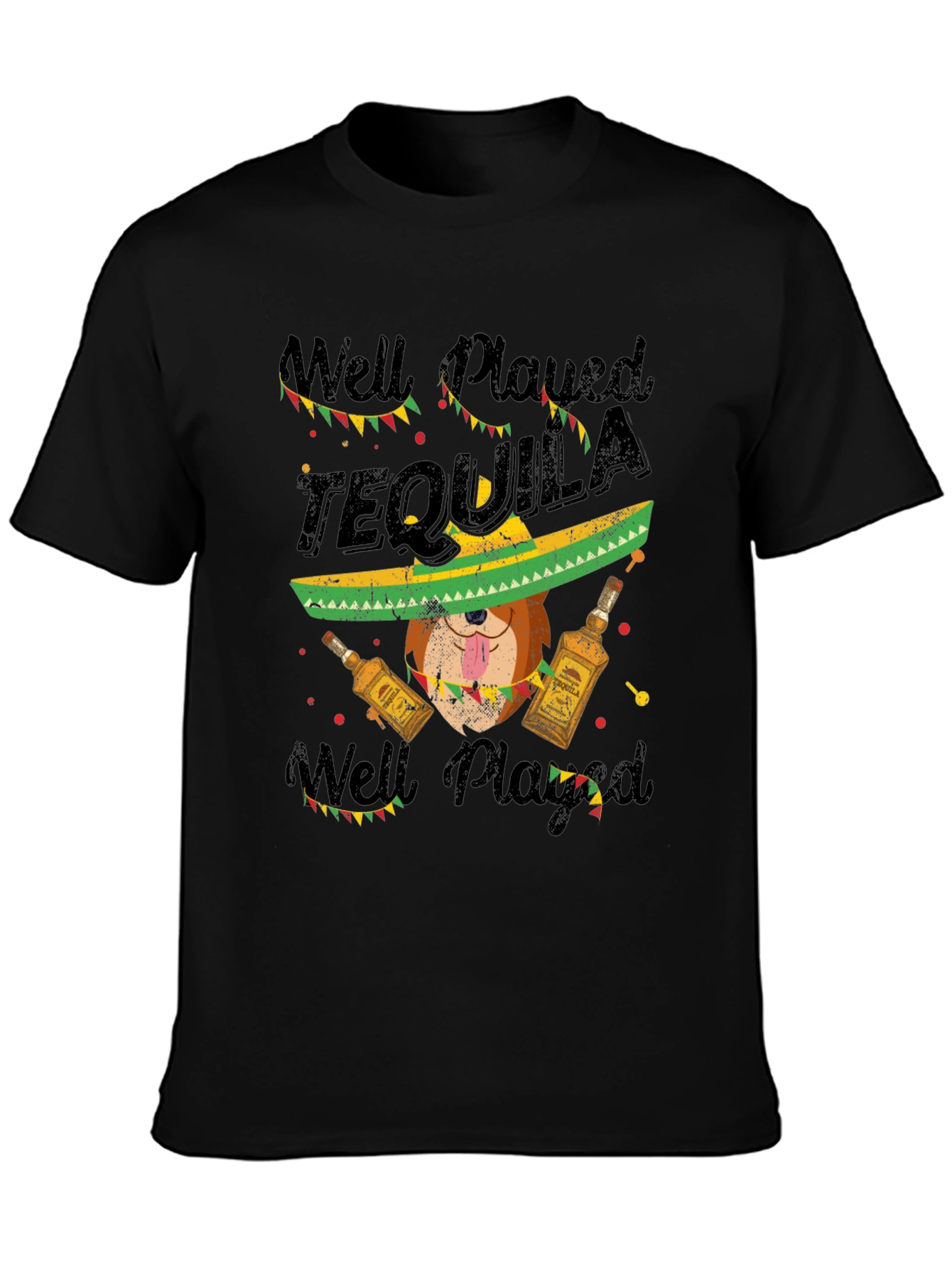 Well Played Tequila Novelty Graphic T-Shirt