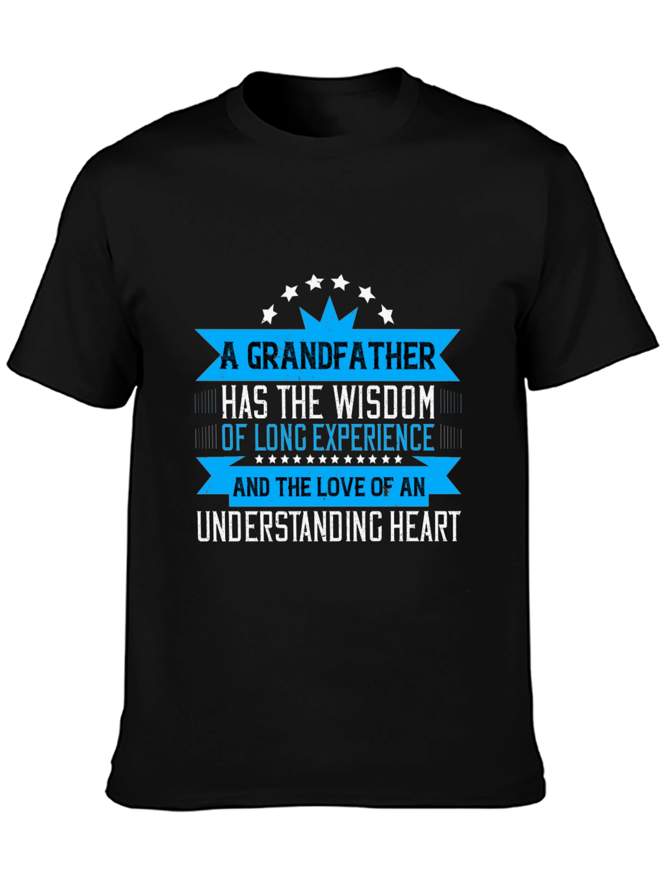 Grandfather Wisdom T-Shirt - Black