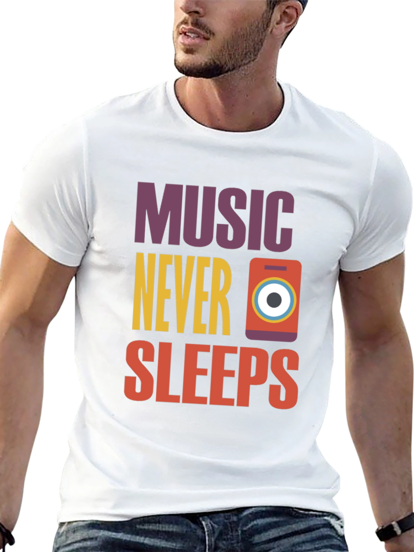 Music Never Sleeps Graphic Tee