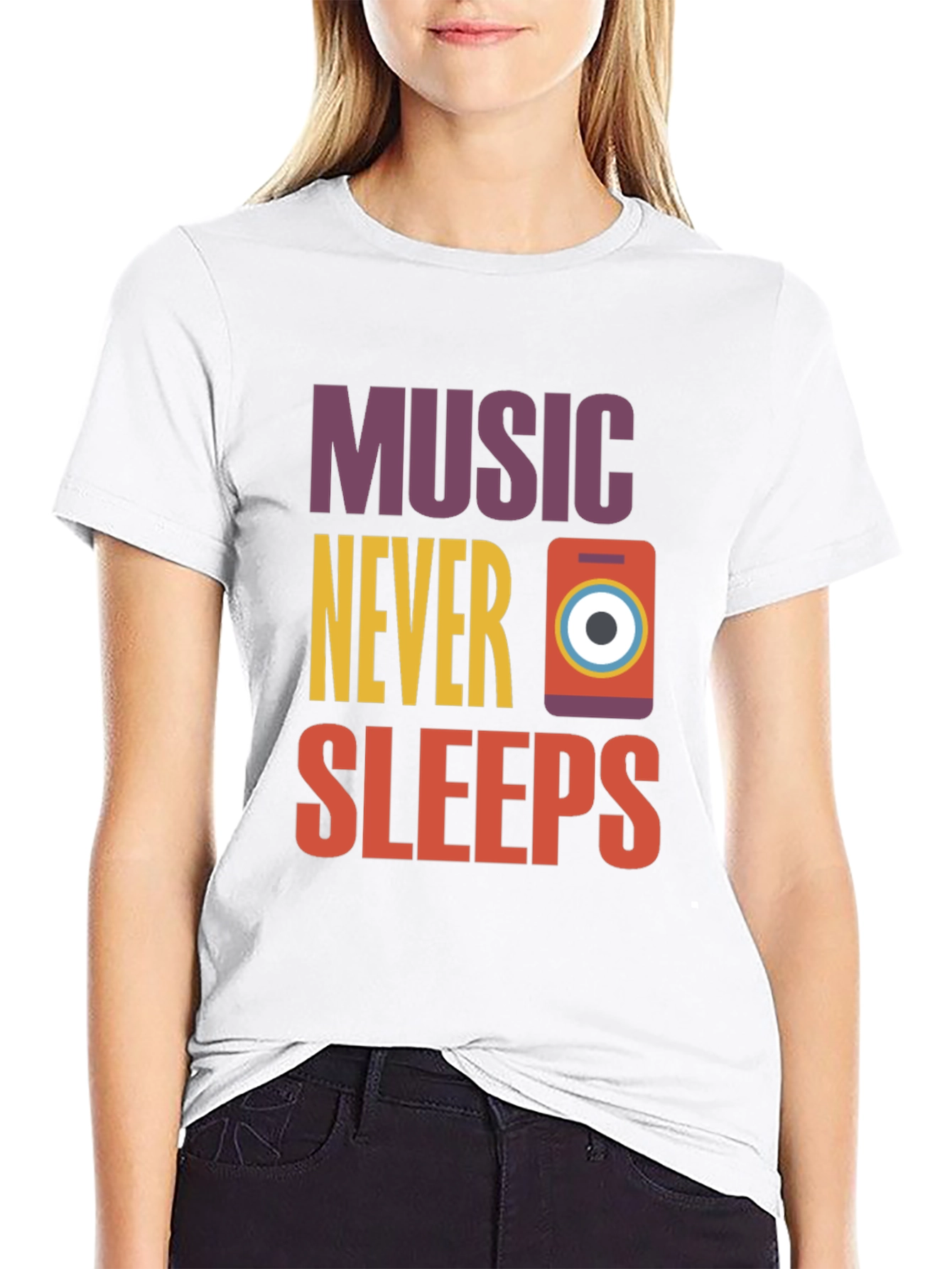 Music Never Sleeps Graphic Tee