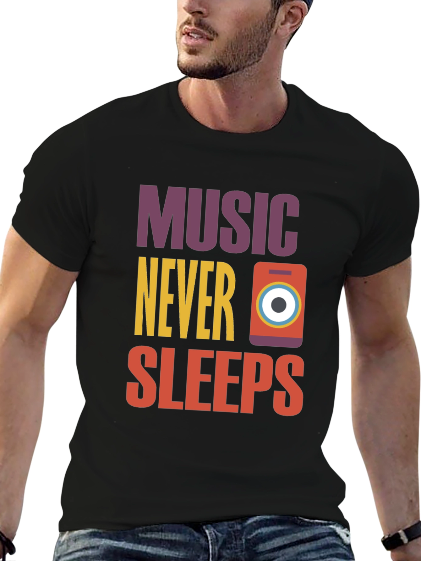 Music Never Sleeps Graphic Tee