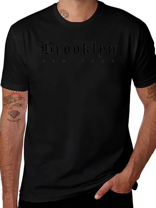 Brooklyn New York Black Graphic T-Shirt