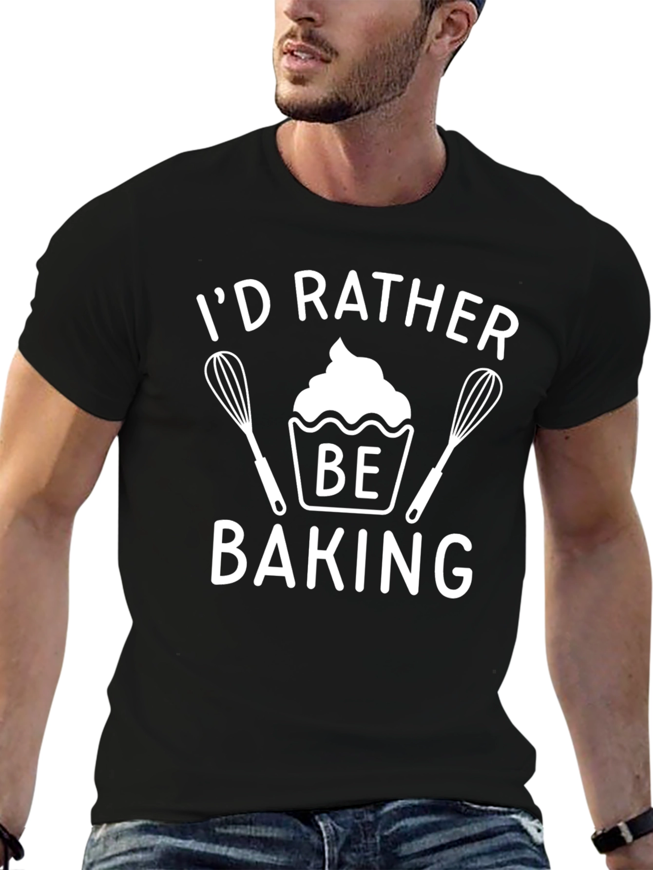 Id Rather Be Baking T-Shirt