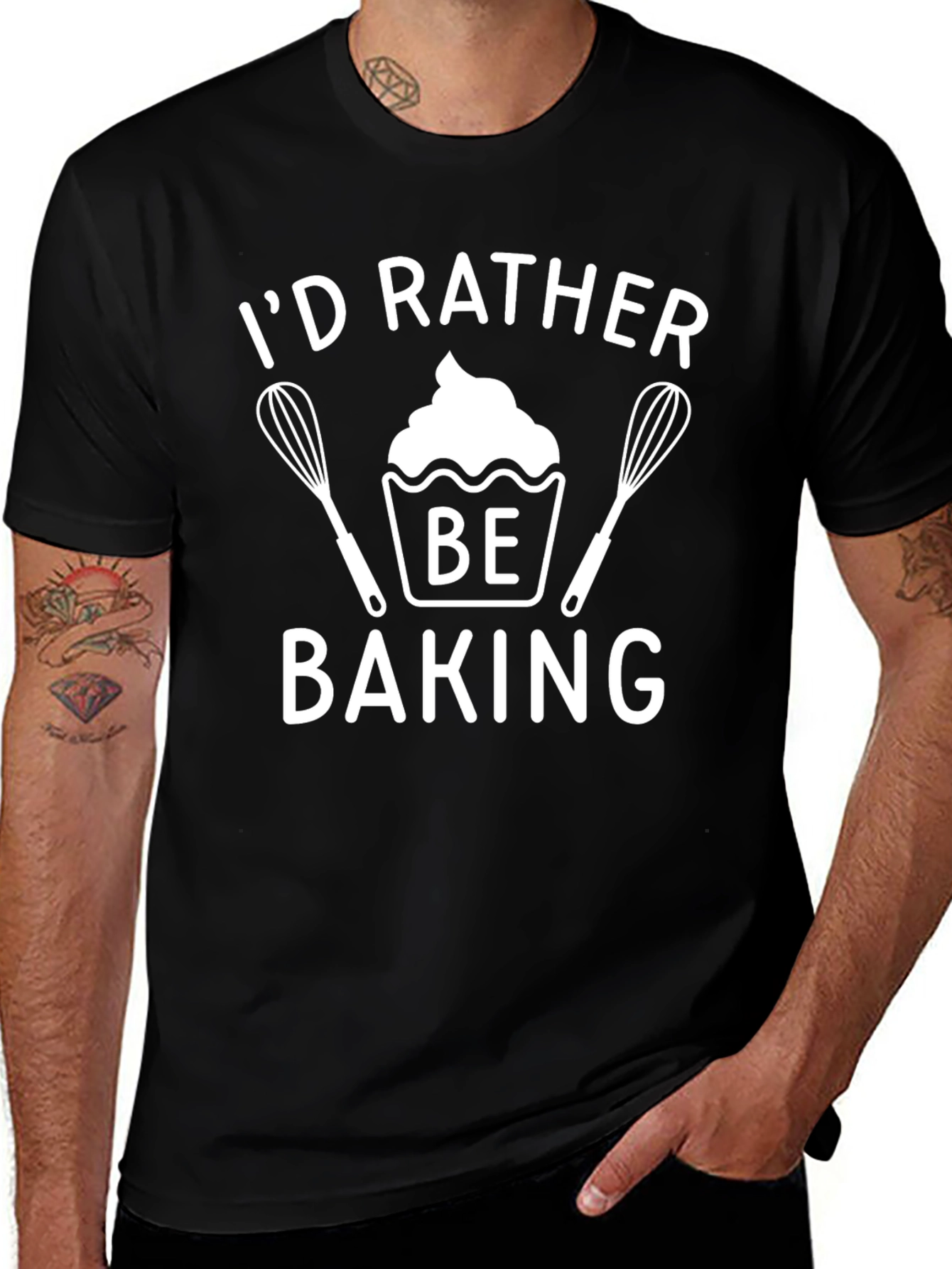 Id Rather Be Baking T-Shirt
