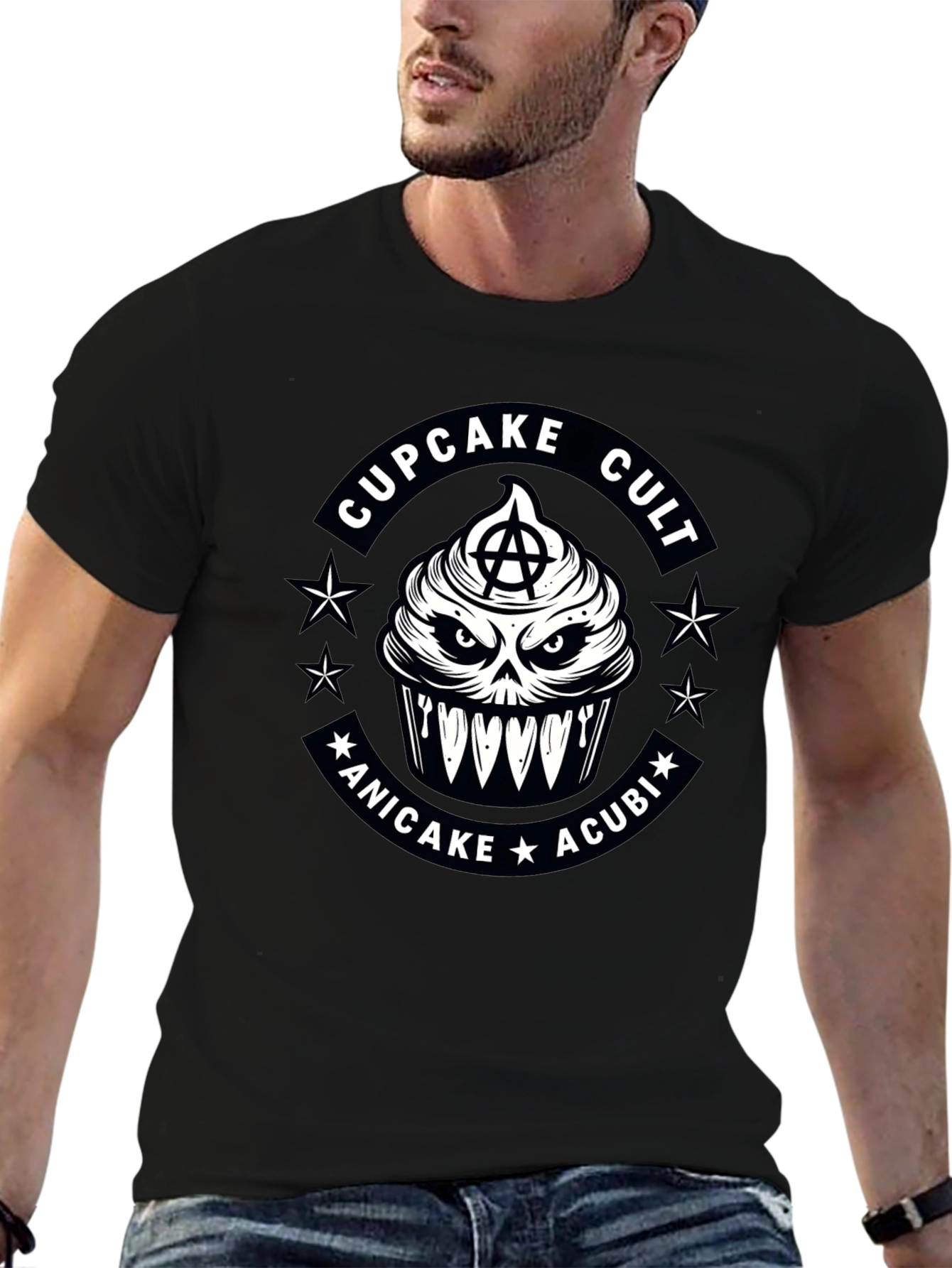 Cupcake Cult T-Shirt - Anarchy Acubi Design