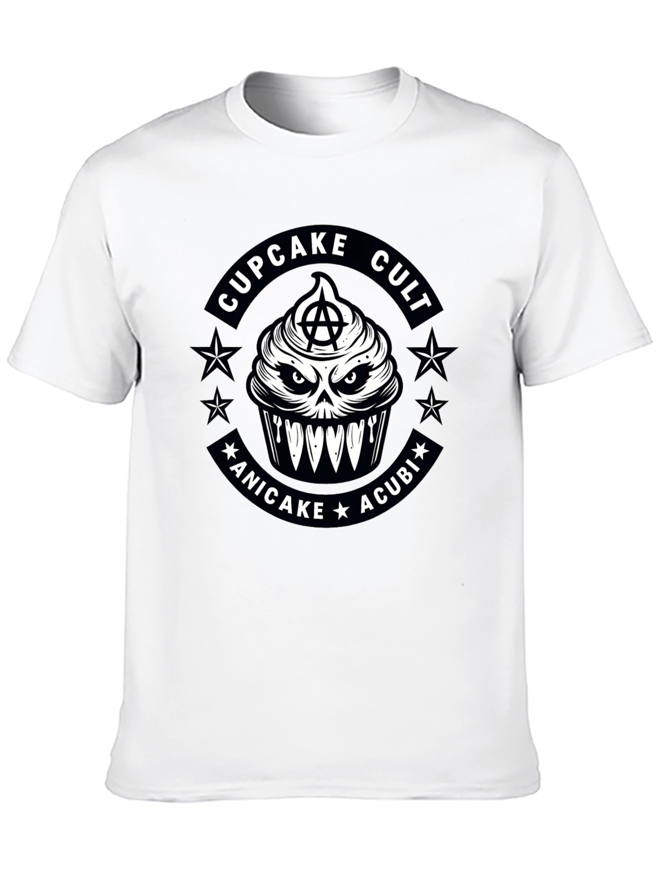 Cupcake Cult T-Shirt - Anarchy Acubi Design