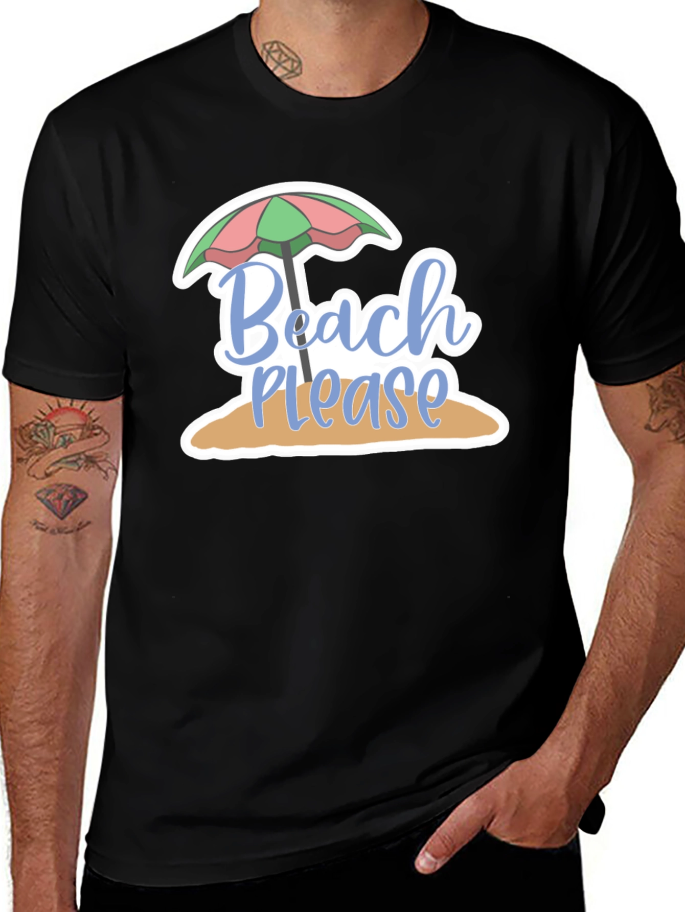 Beach Please Graphic Tee