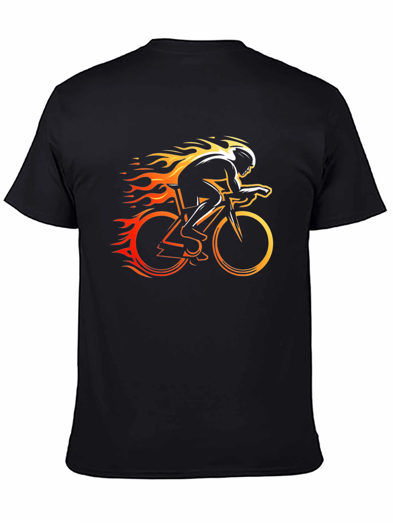 Burning Speed Cycling T-Shirt - Black