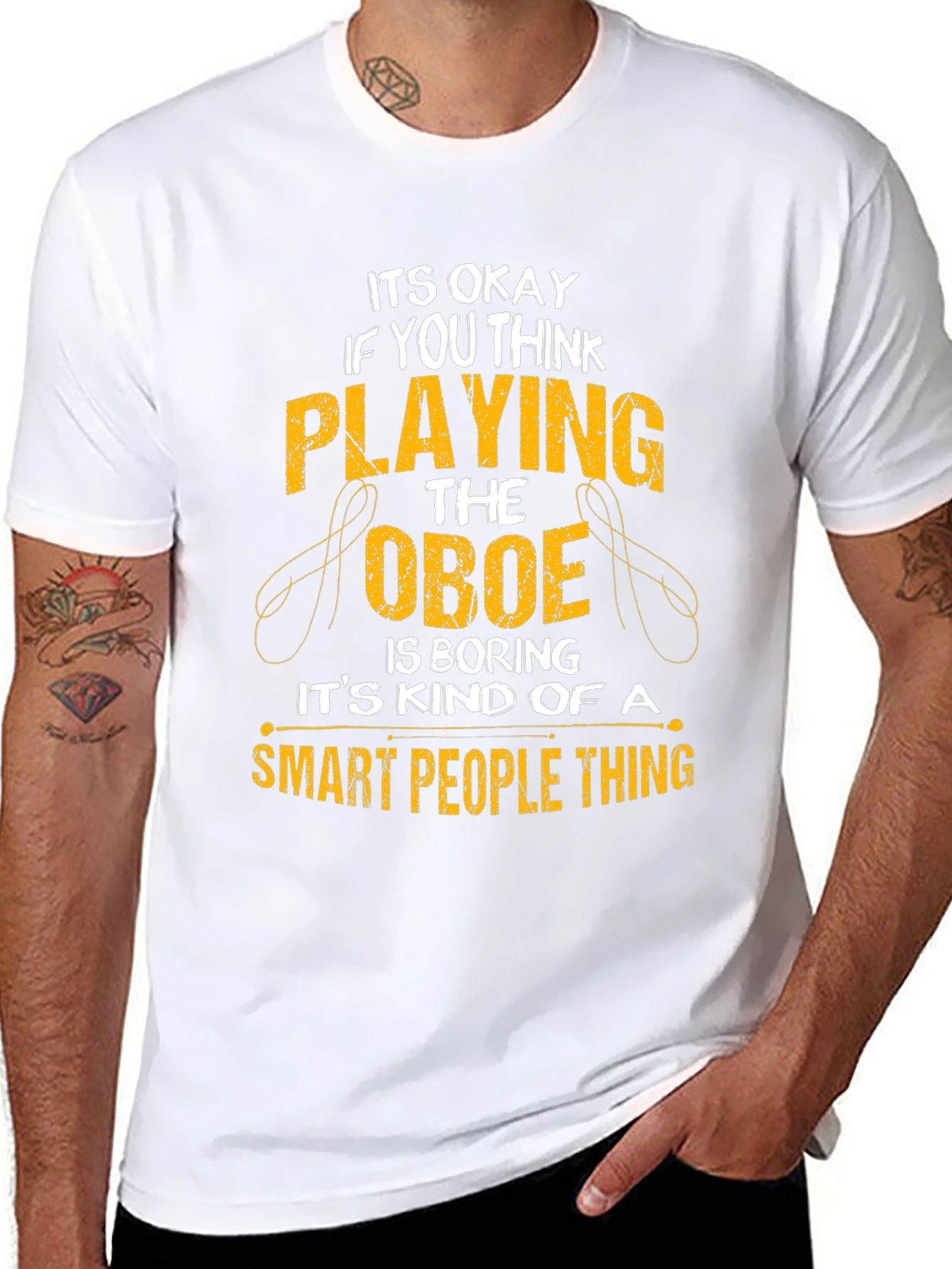 Oboe Player T-Shirt - Smart People Thing
