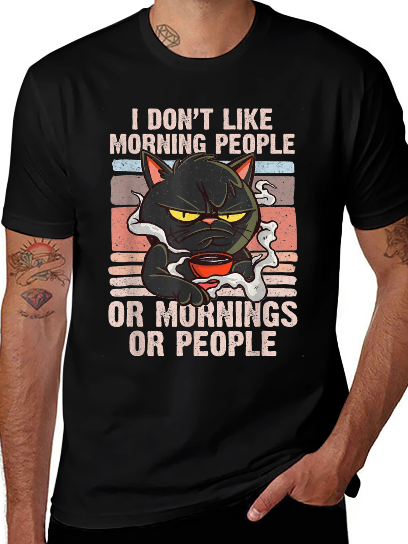 Grumpy Cat Morning People T-Shirt