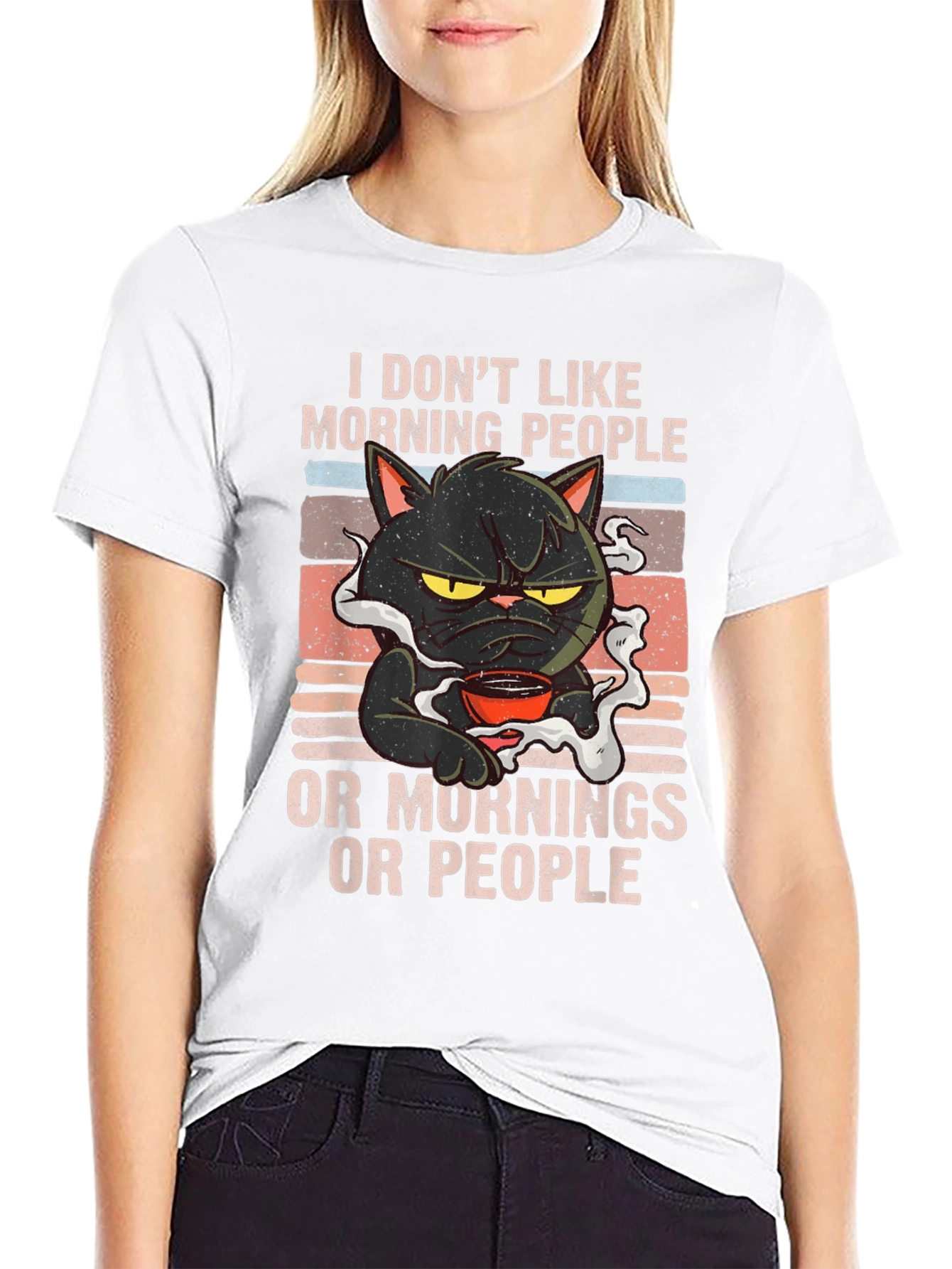 Grumpy Cat Morning People T-Shirt