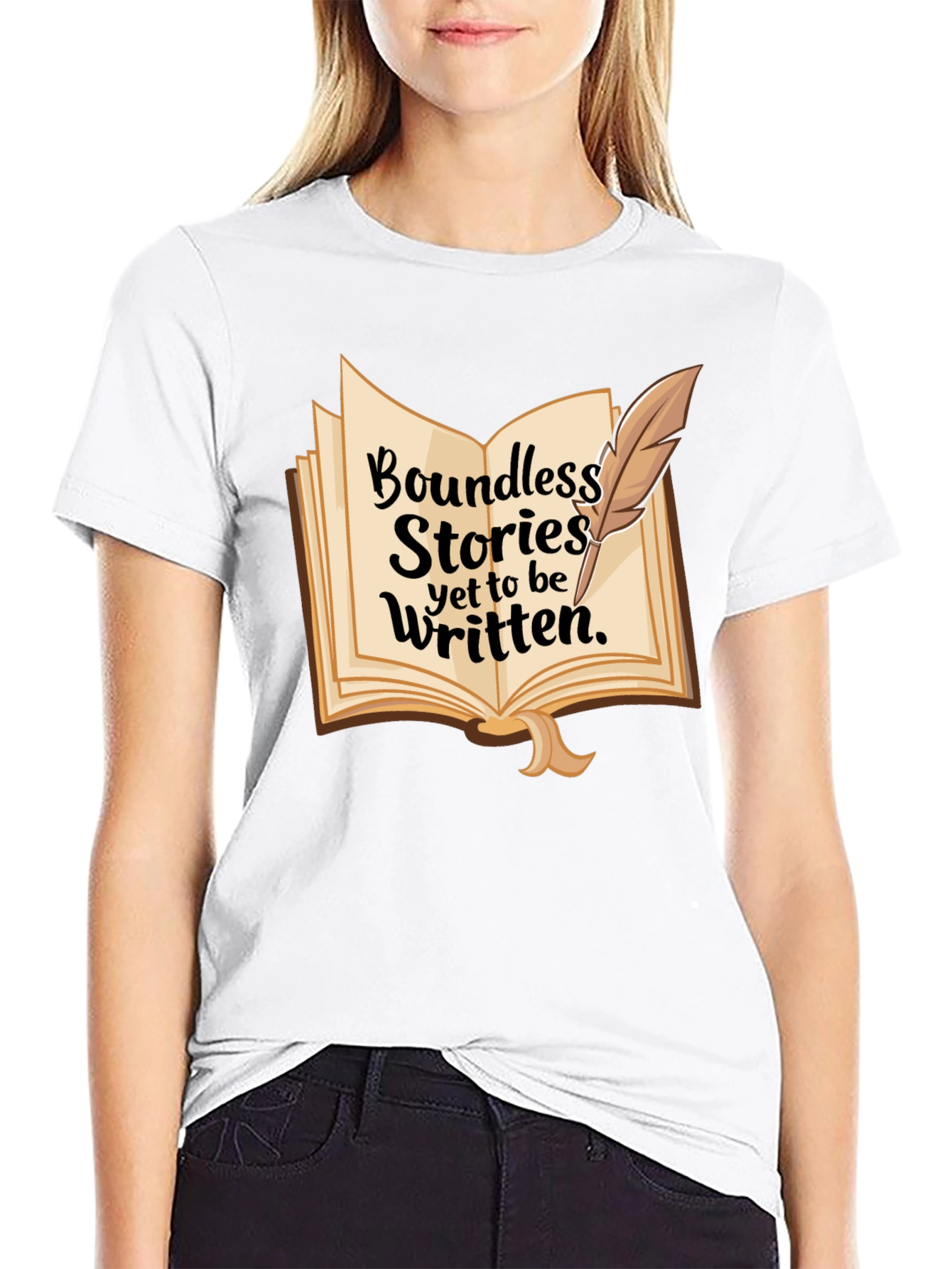Boundless Stories T-Shirt Writers Tee
