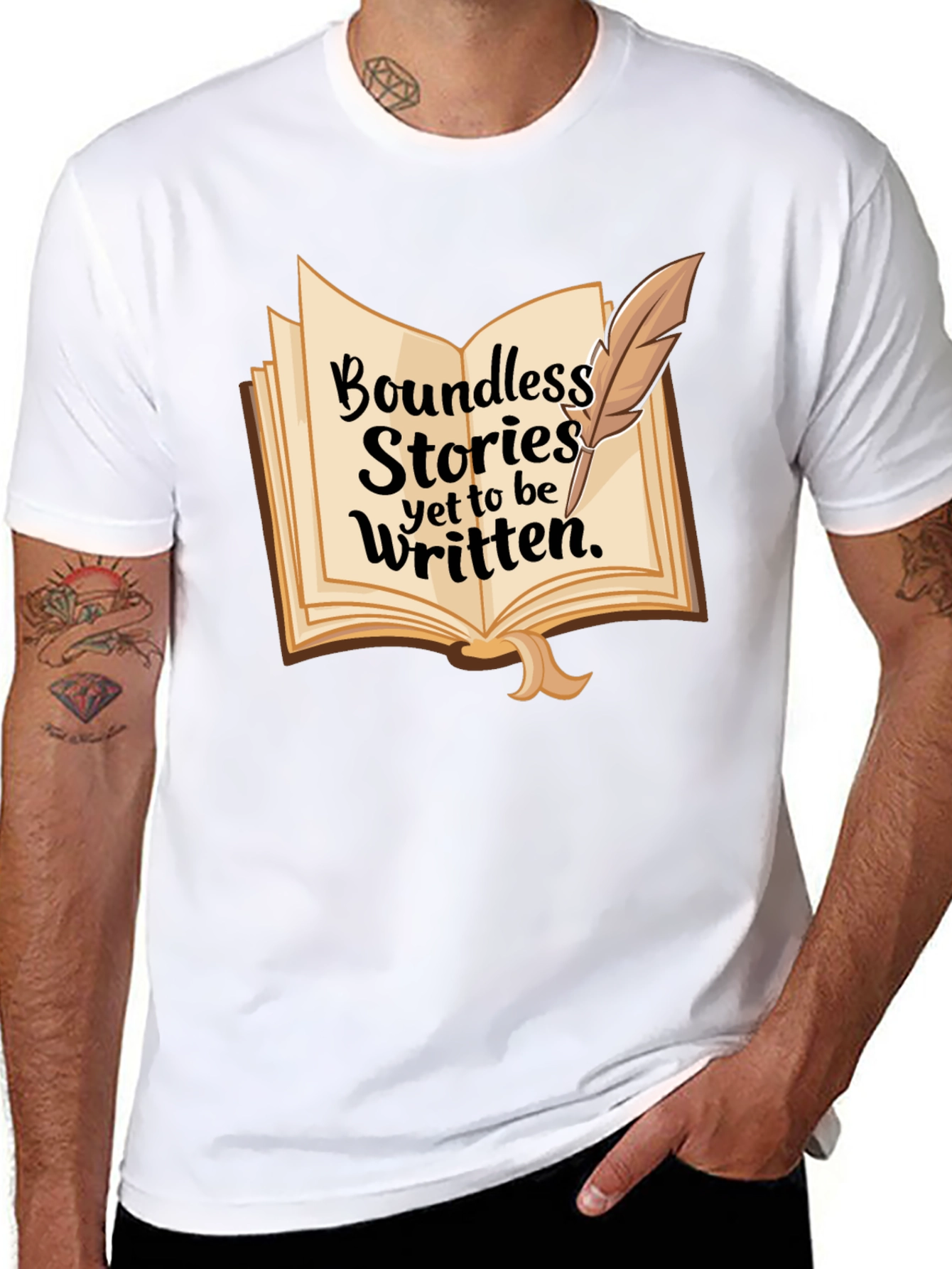 Boundless Stories T-Shirt Writers Tee