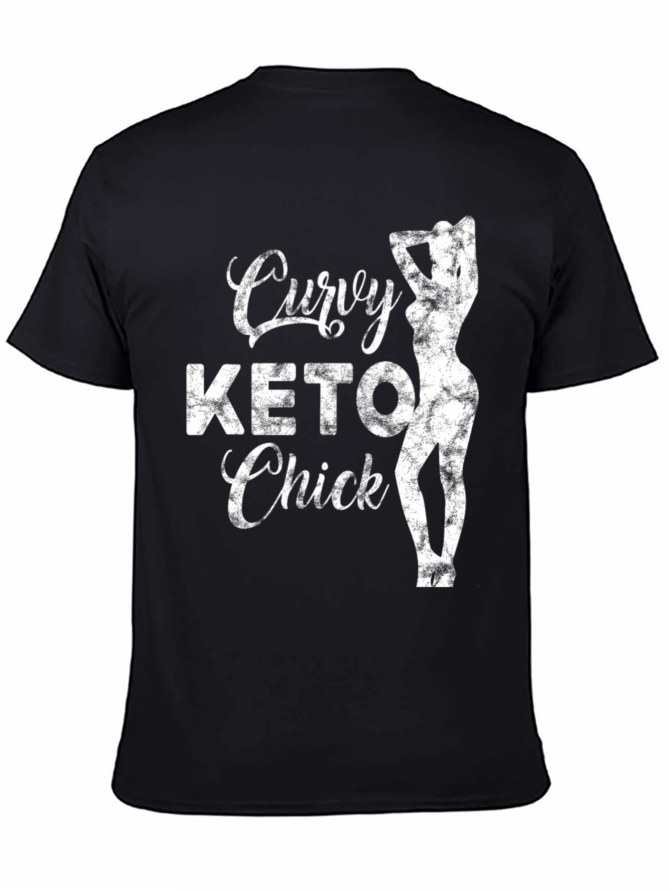 Curvy Keto Chick Graphic T-Shirt