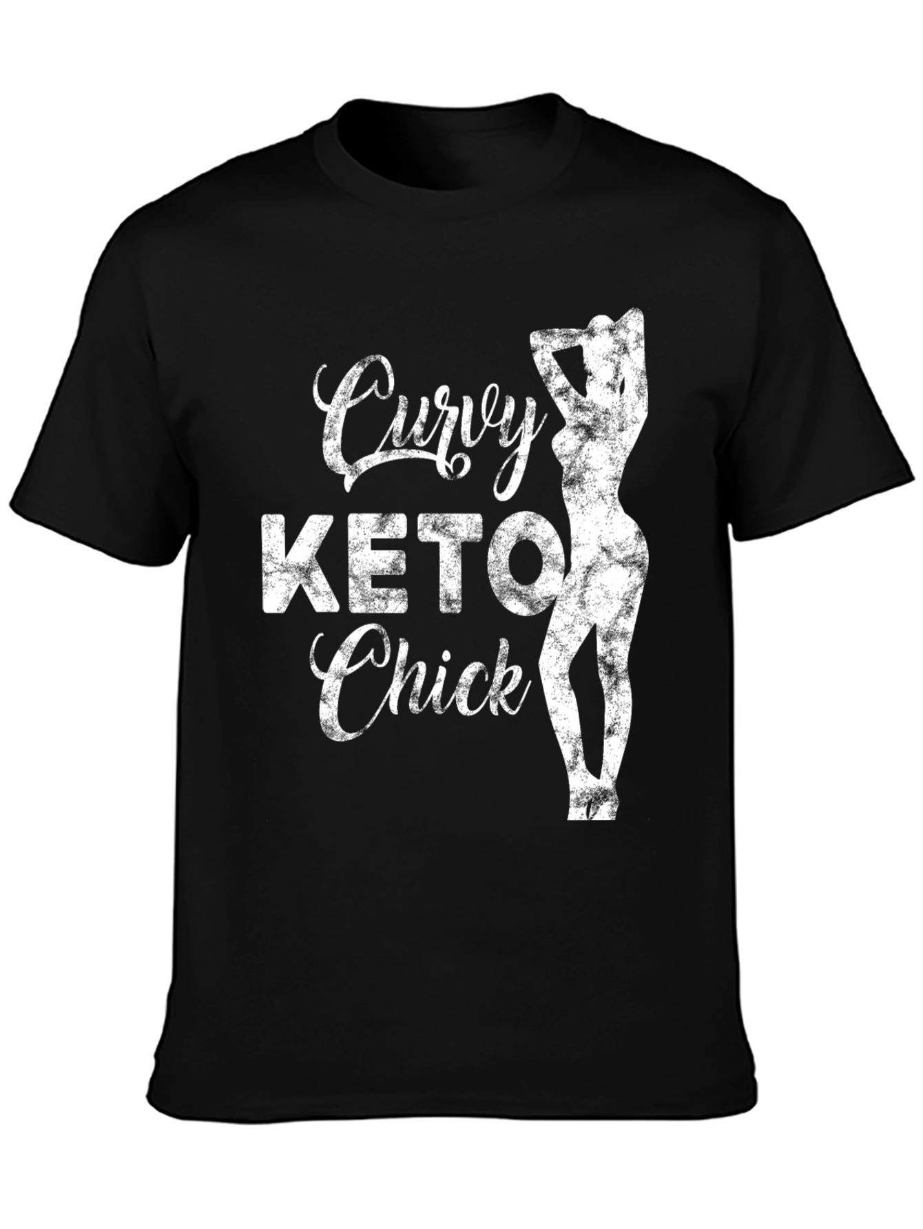 Curvy Keto Chick Graphic T-Shirt