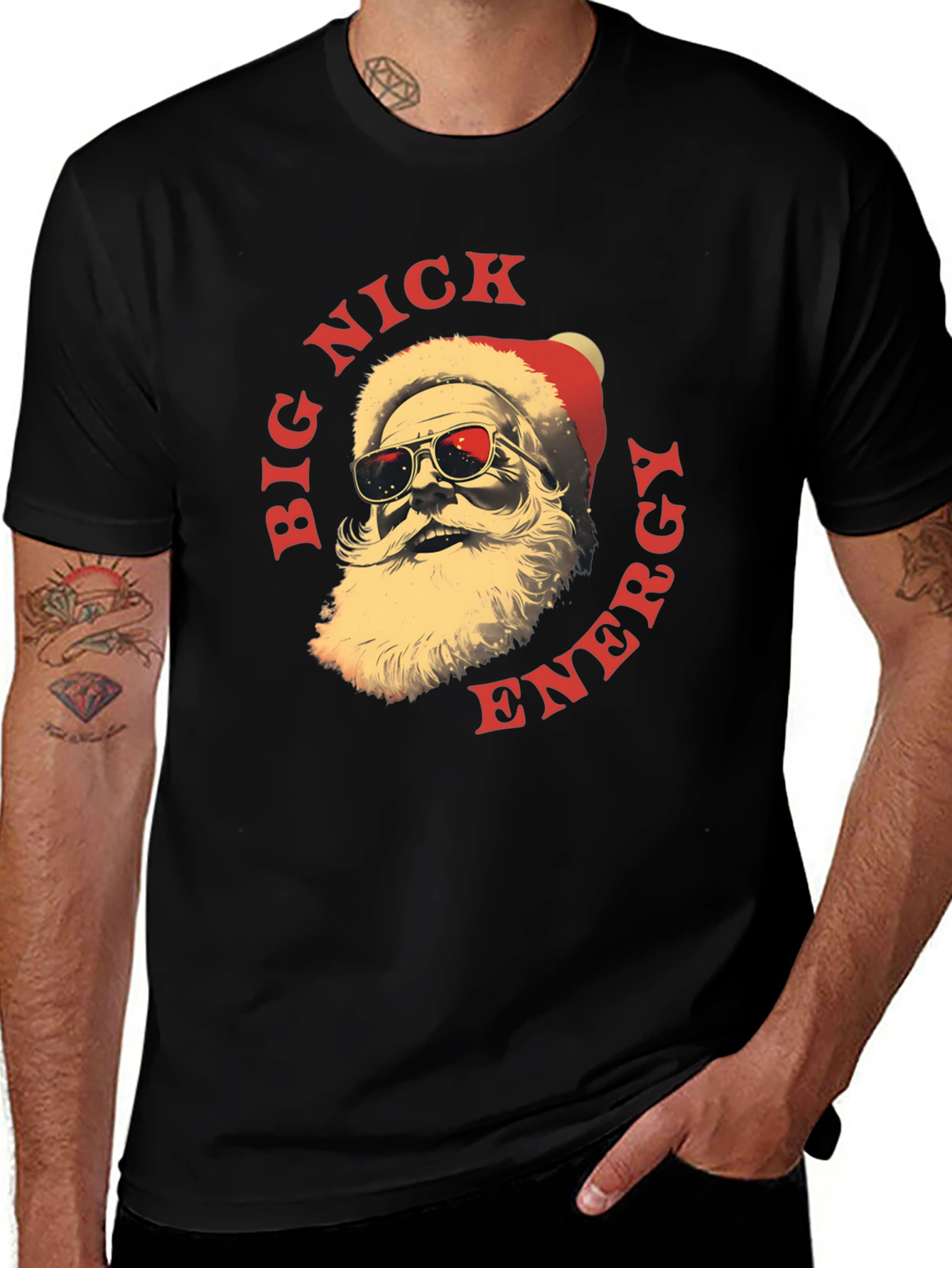 Big Nick Energy Santa Graphic Tee