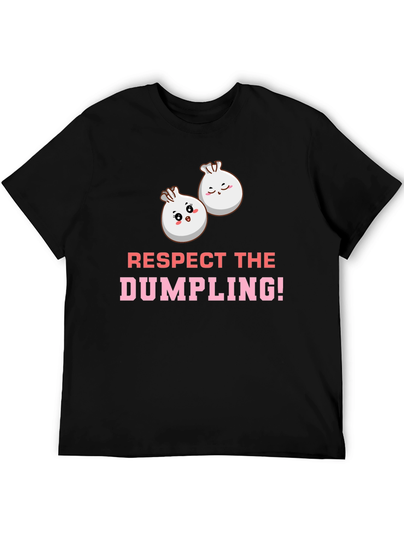 Respect the Dumpling! Black Graphic Tee